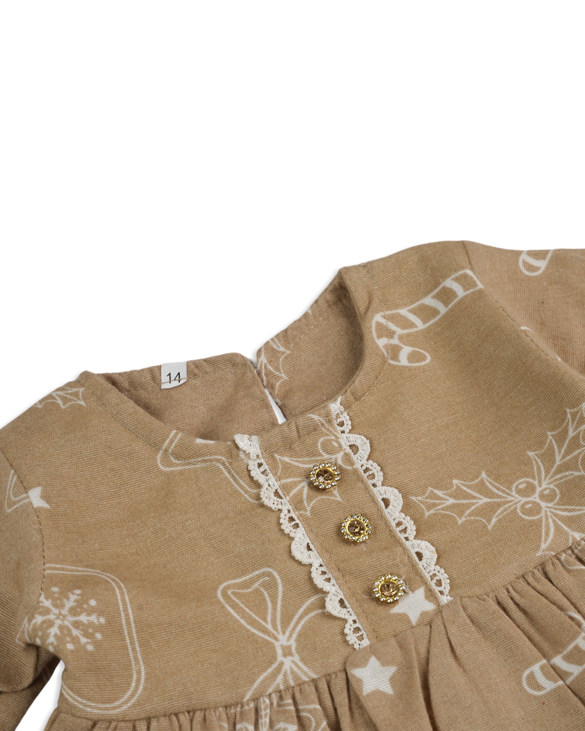 Newborn Frocks Flannel, Newborn Girls Winter Frocks, Chase Value, Chase Value