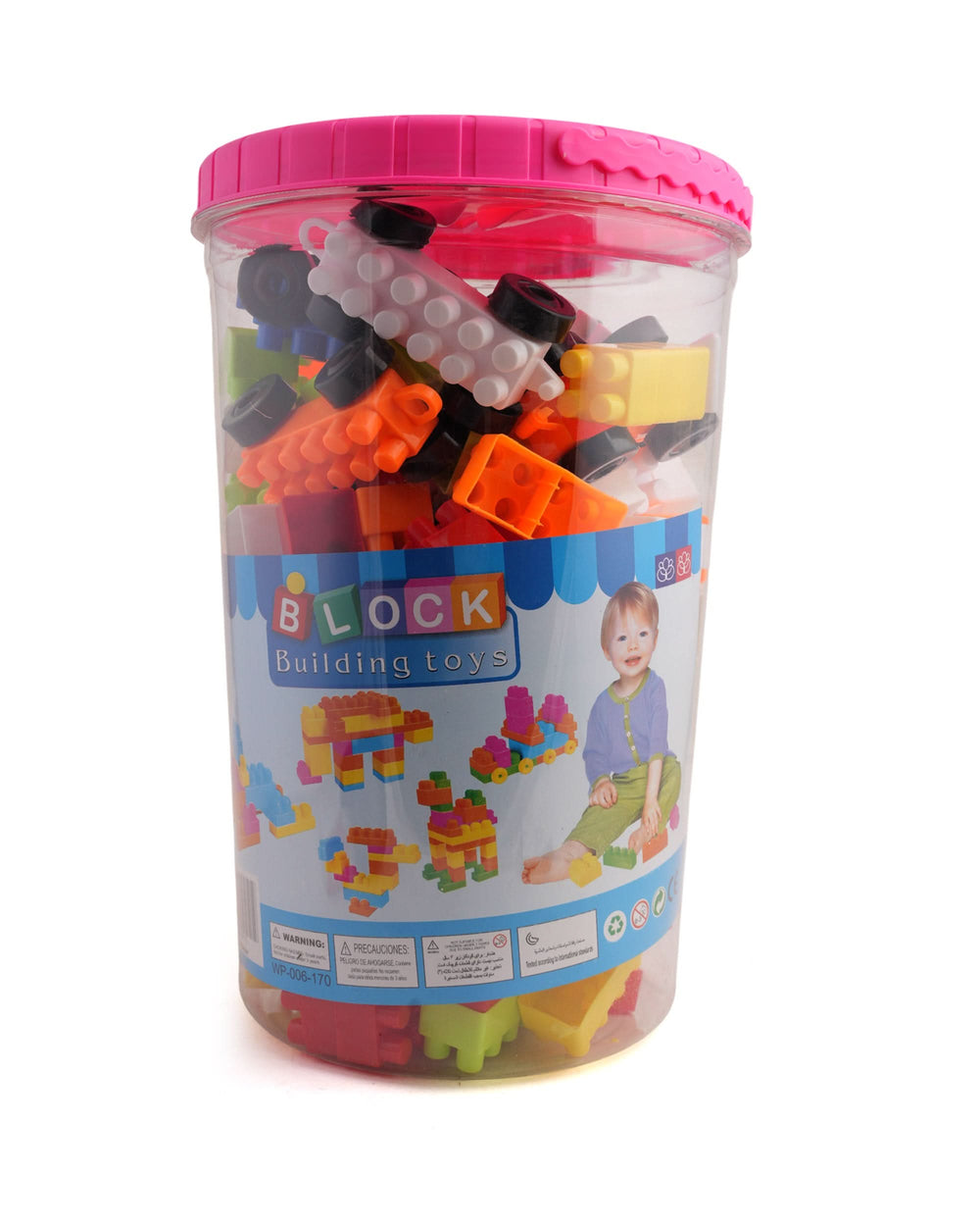 Block Bucket 170 PCS, Kids Blocks & Building Toys, Chase Value, Chase Value