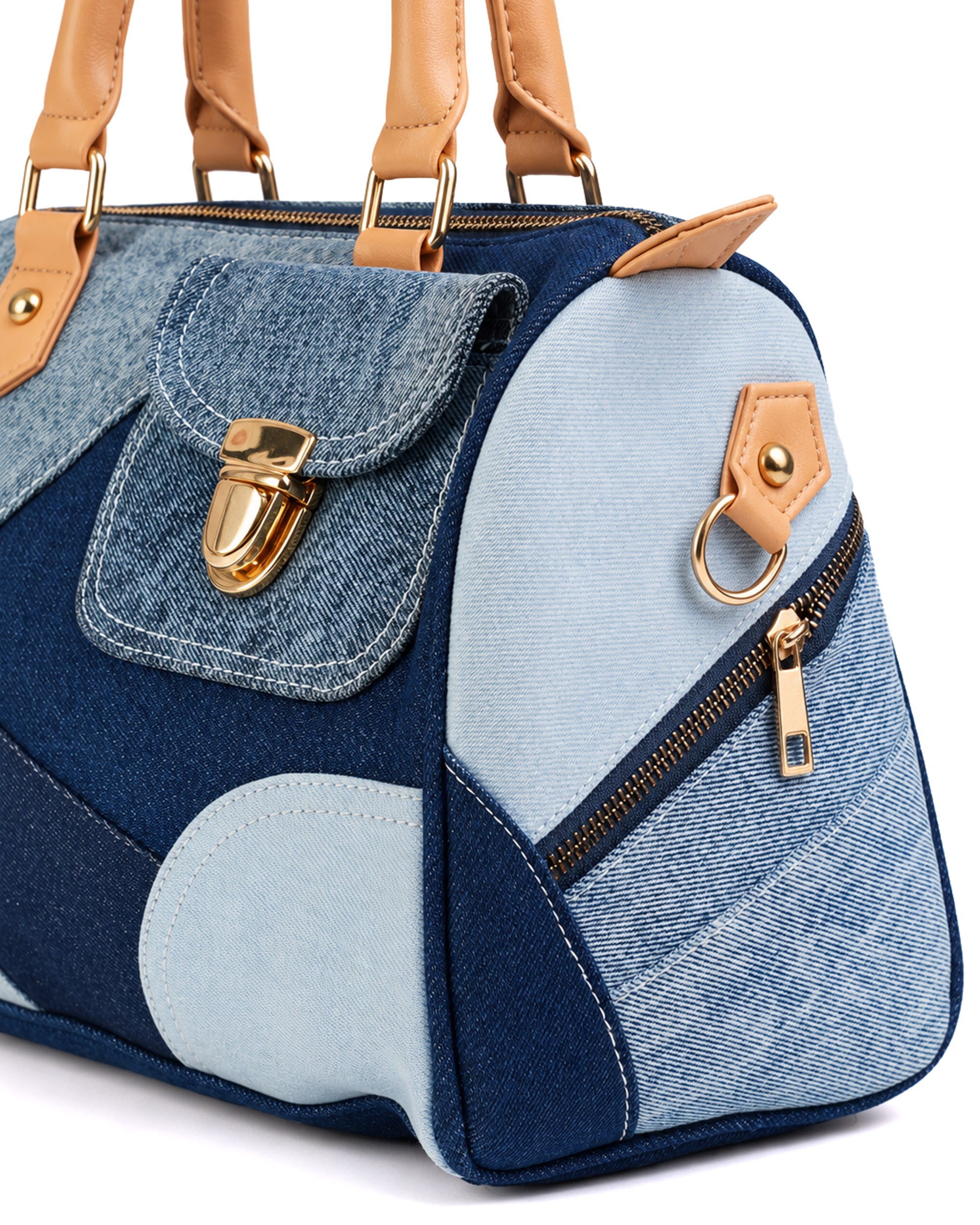 Women's Denim Duffle Bag