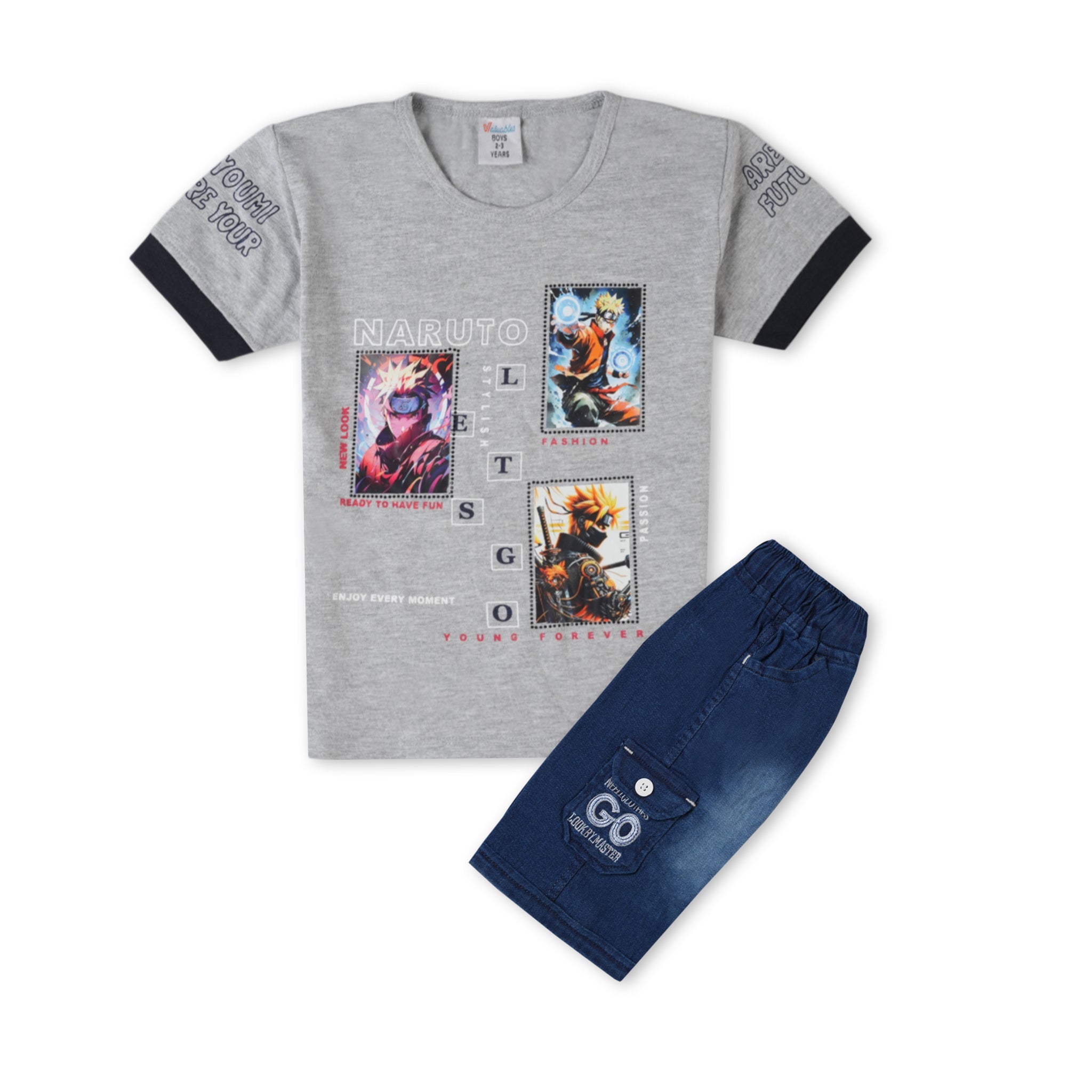 Valuable Boy’s Shirt & Shorts Set – Casual Summer Outfit, Boys Sets & Suits, Chase Value, Chase Value