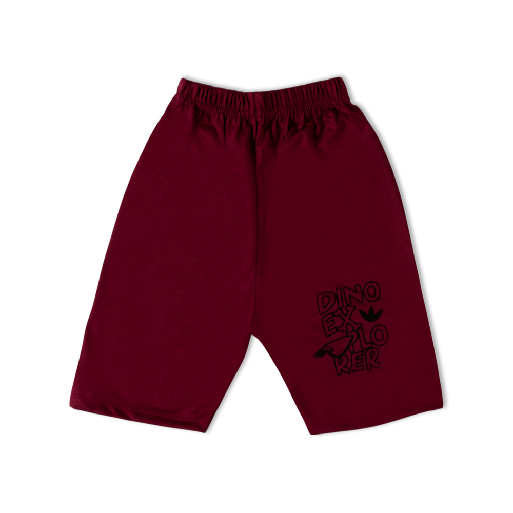 Valuable Boys Half Sleeves Suit - Maroon, Boys Sets & Suits, Chase Value, Chase Value