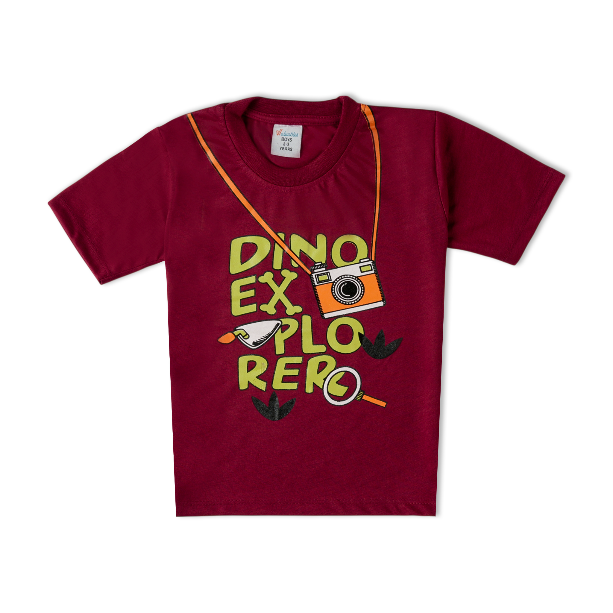 Valuable Boys Half Sleeves Suit - Maroon, Boys Sets & Suits, Chase Value, Chase Value