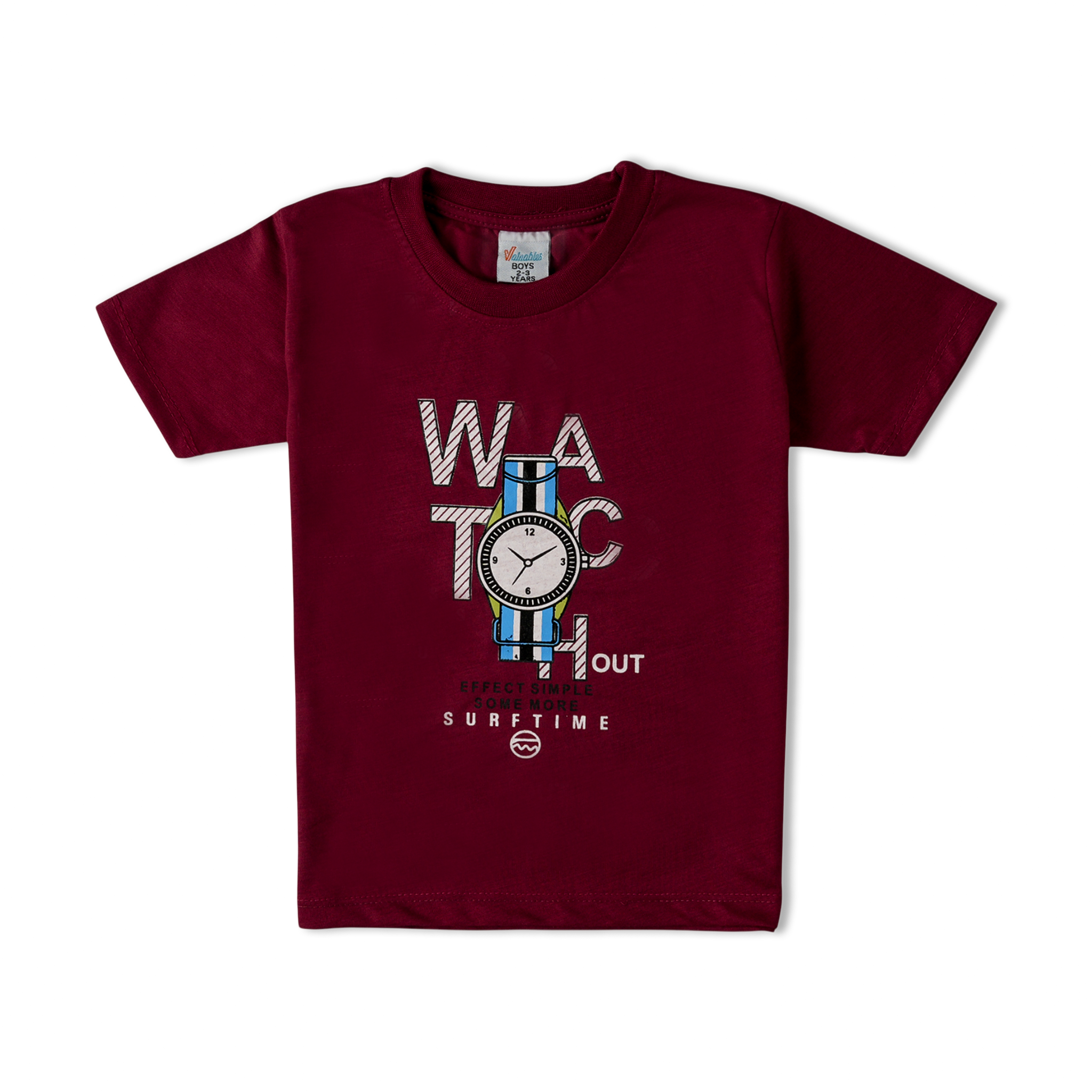 Valuable Boys Half Sleeves Suit - Maroon, Boys Sets & Suits, Chase Value, Chase Value