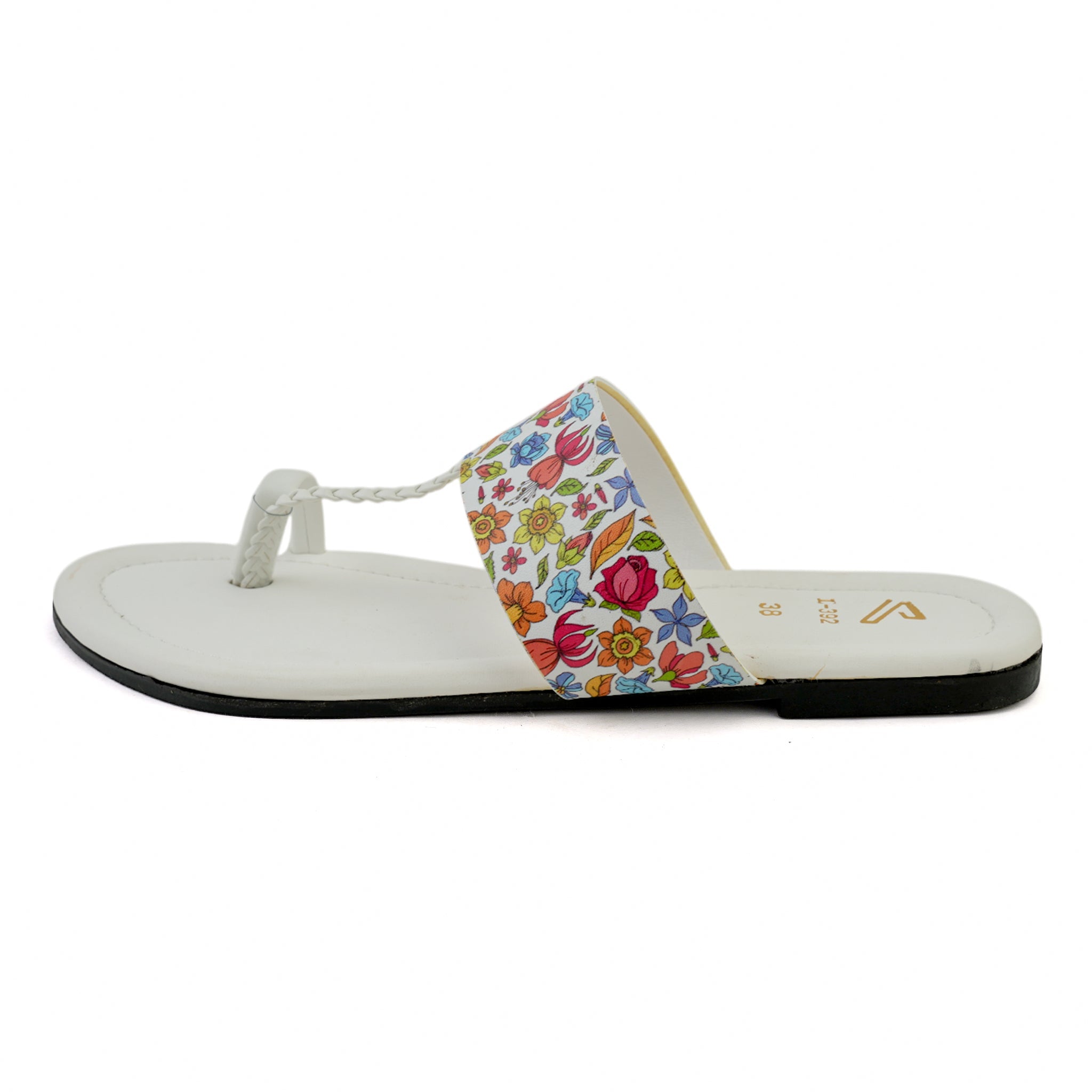 Women's Kolhapuri - White, Women Sandals, Chase Value, Chase Value