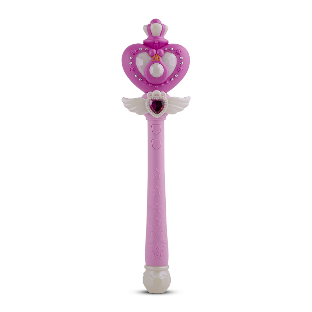 Light-Up Heart Wand with Sound – 13.5'' LED Princess Toy, Musical Toys, Chase Value, Chase Value