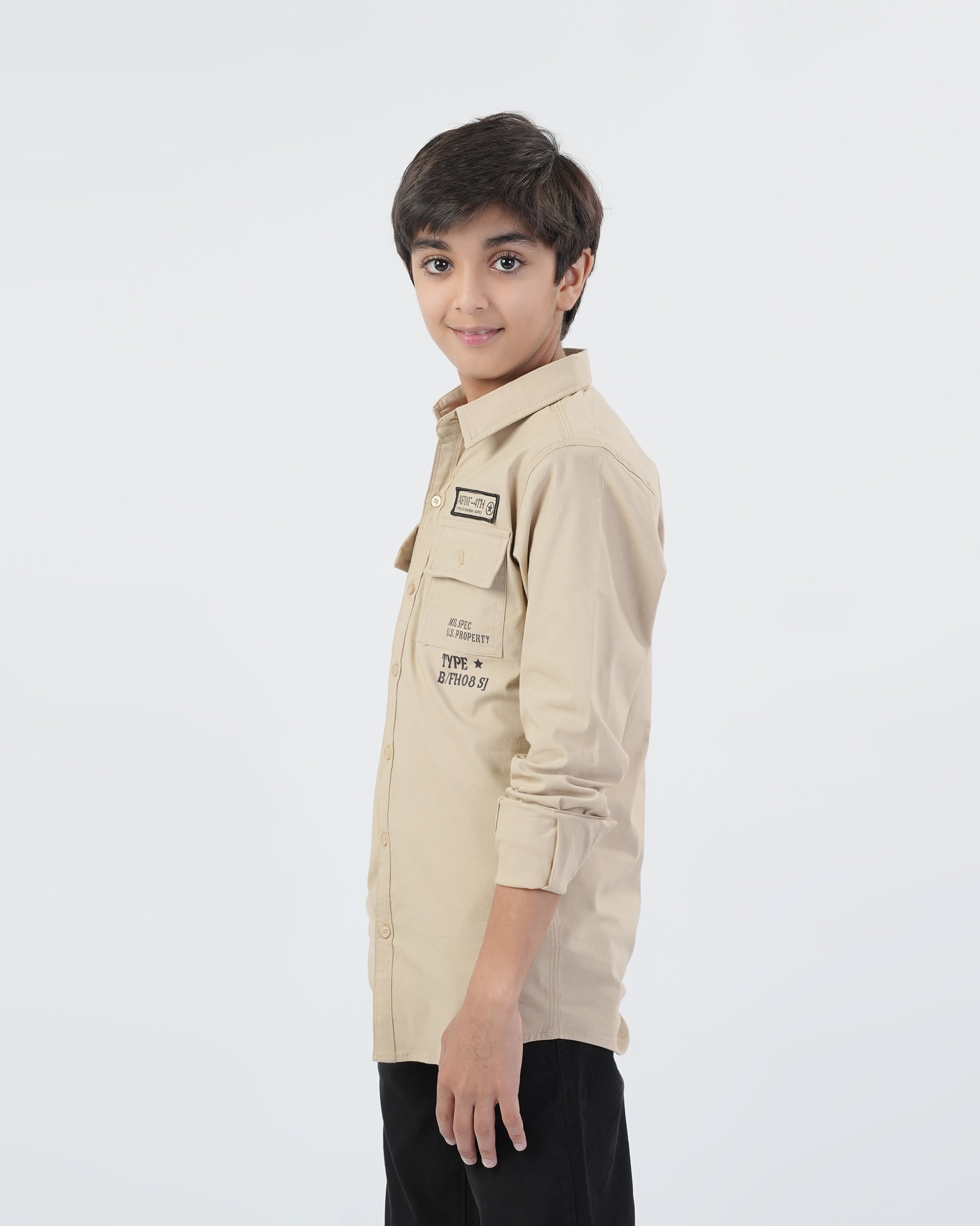 Valuables Boys Full Sleeves Casual Shirt