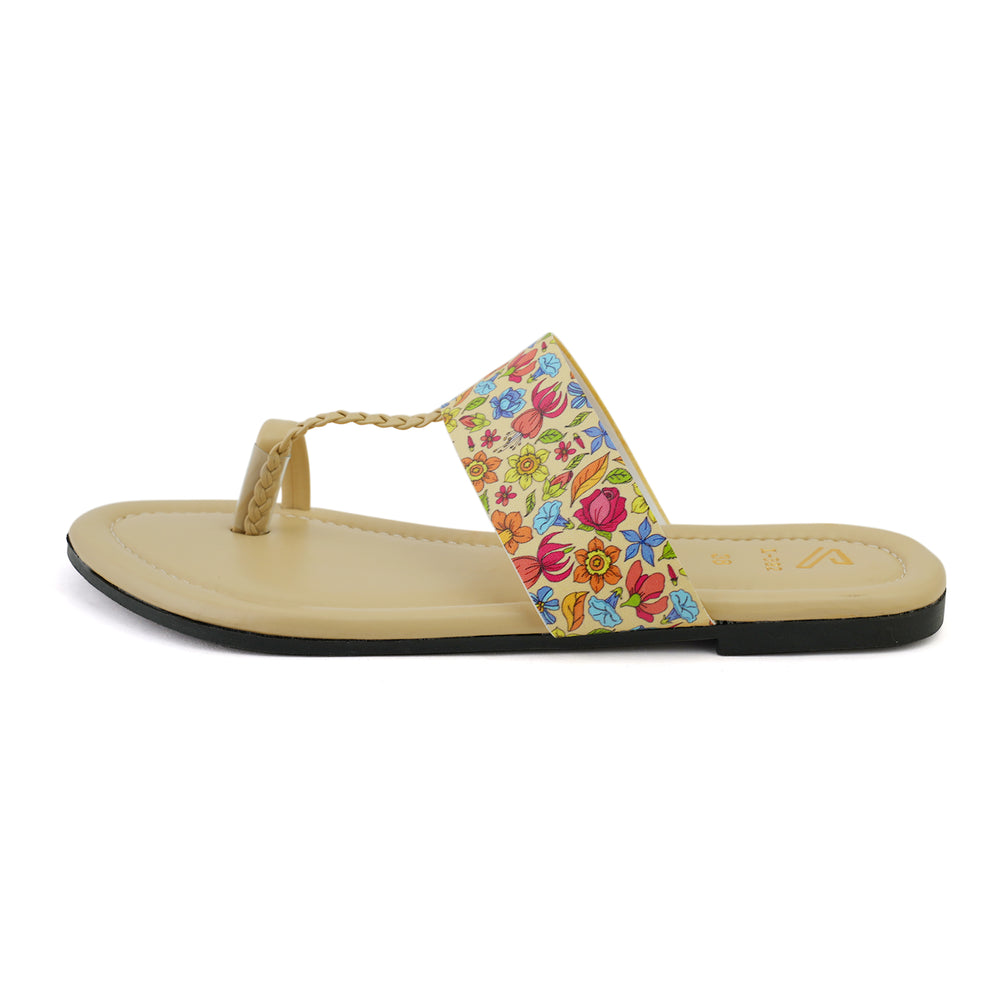Women's Kolhapuri - Fawn, Women Sandals, Chase Value, Chase Value