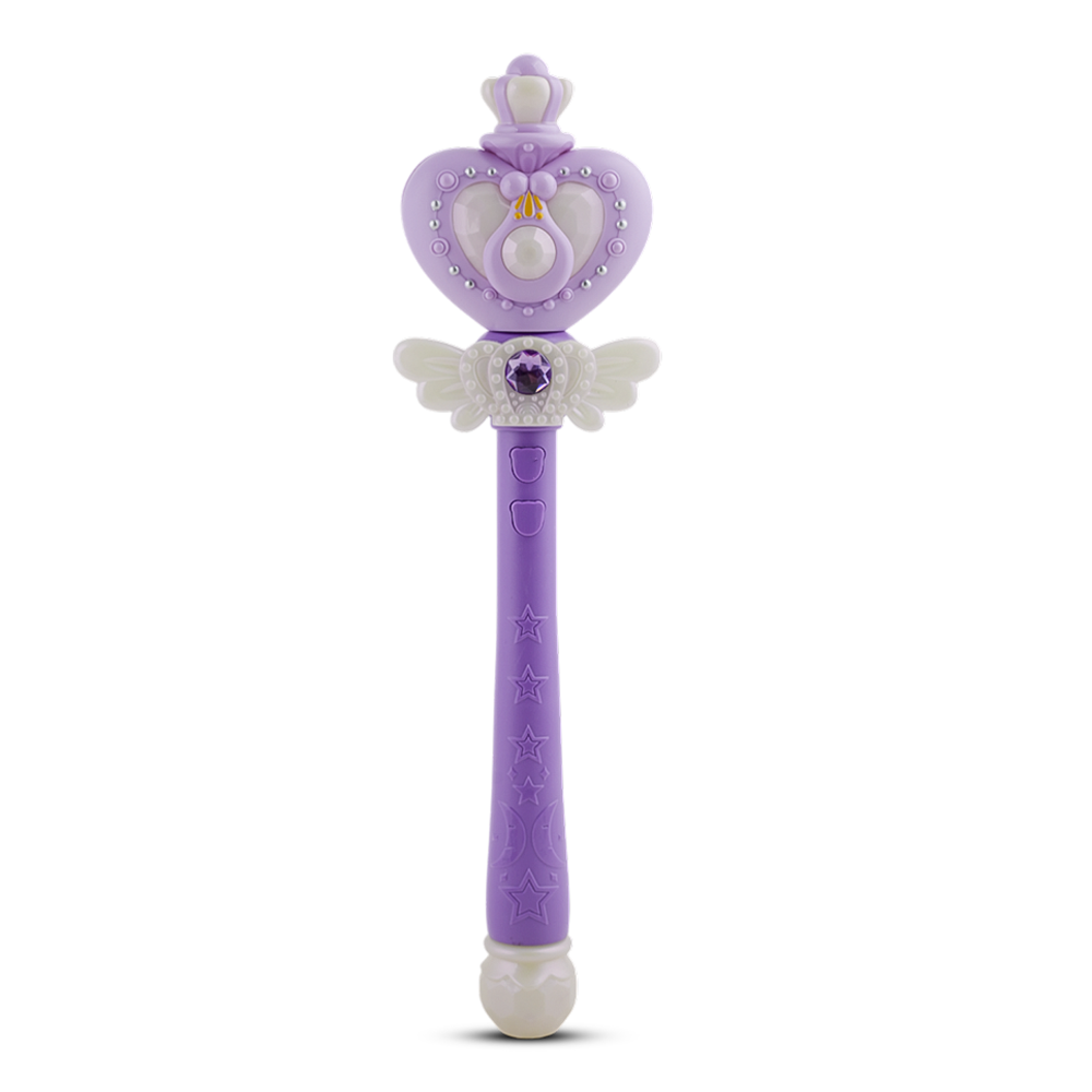 Light-Up Heart Wand with Sound – 13.5'' LED Princess Toy, Musical Toys, Chase Value, Chase Value
