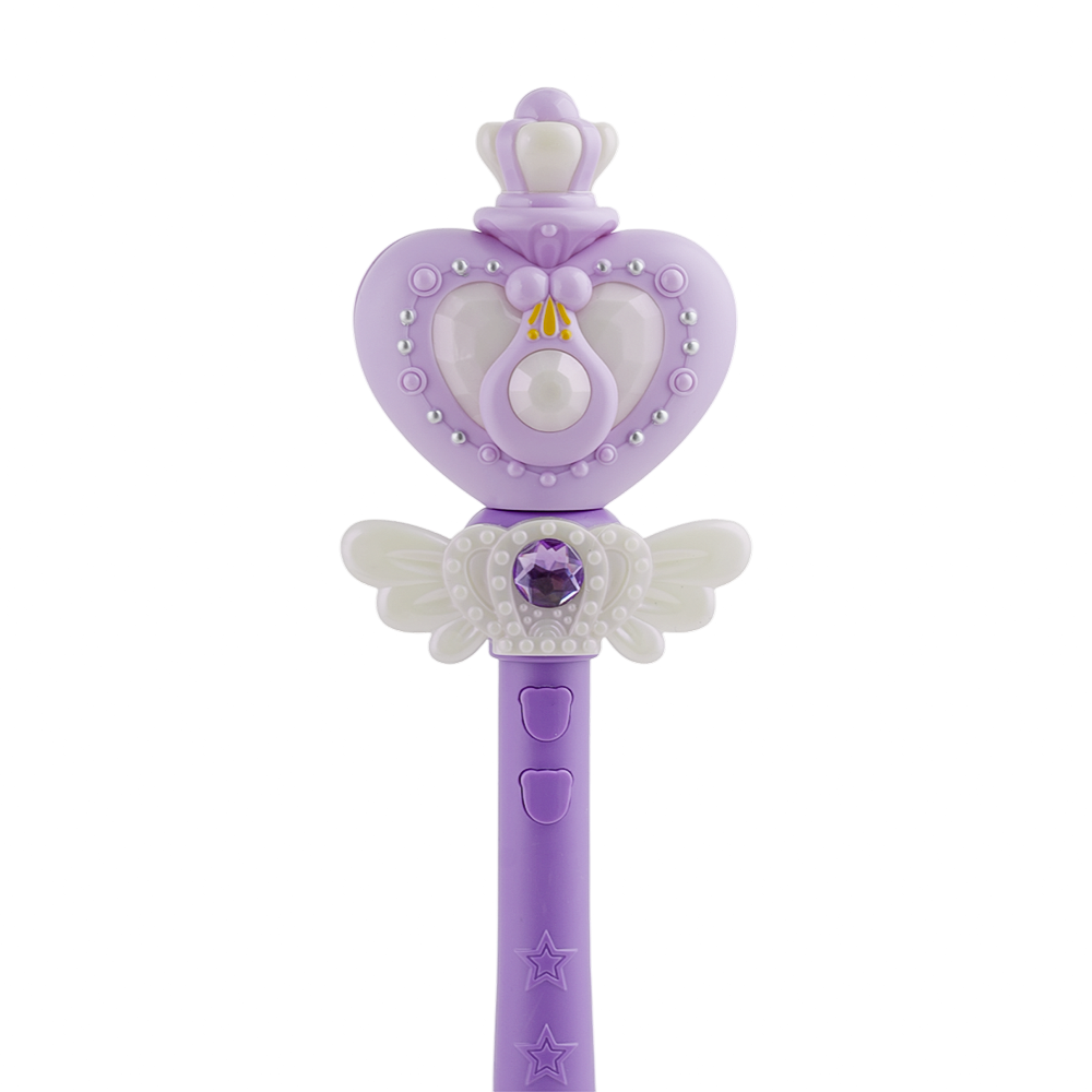 Light-Up Heart Wand with Sound – 13.5'' LED Princess Toy, Musical Toys, Chase Value, Chase Value