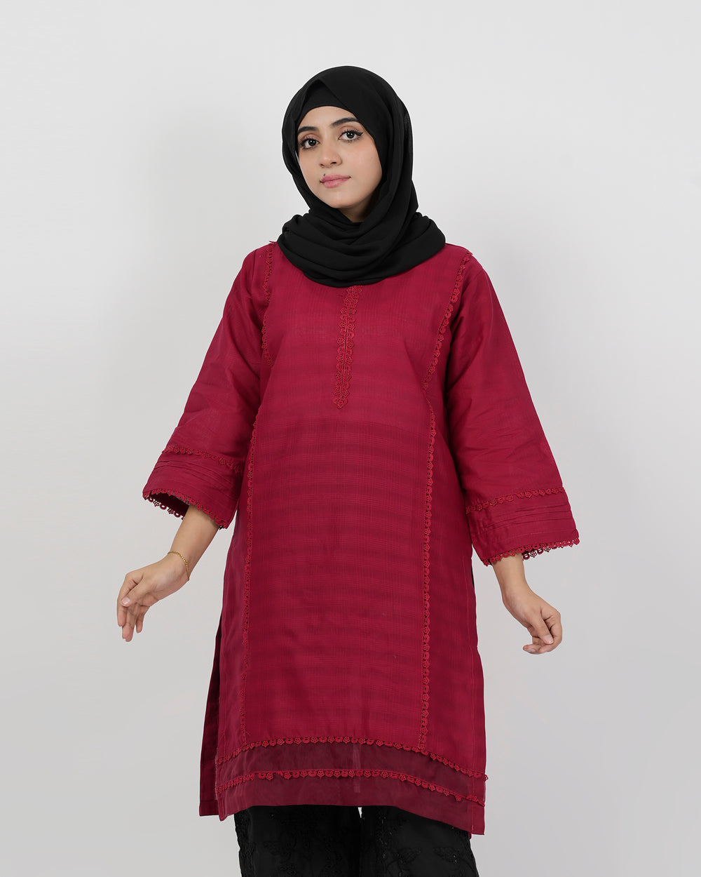 Valuables Women Jacquard Kurti, Women Ready Kurtis, Chase Value, Chase Value
