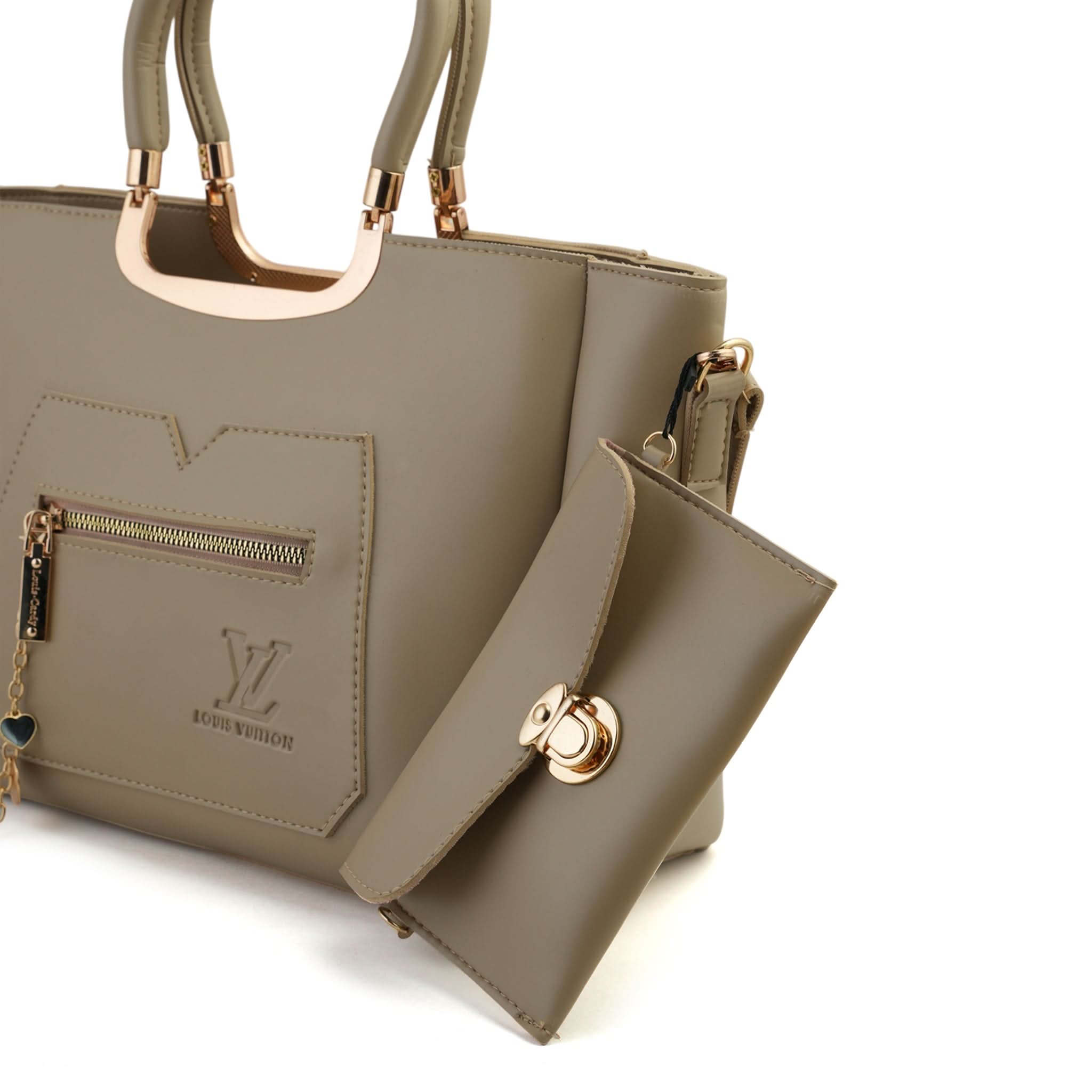 Women's 2Pcs Shoulder Bag - Beige, Women Bags, Chase Value, Chase Value