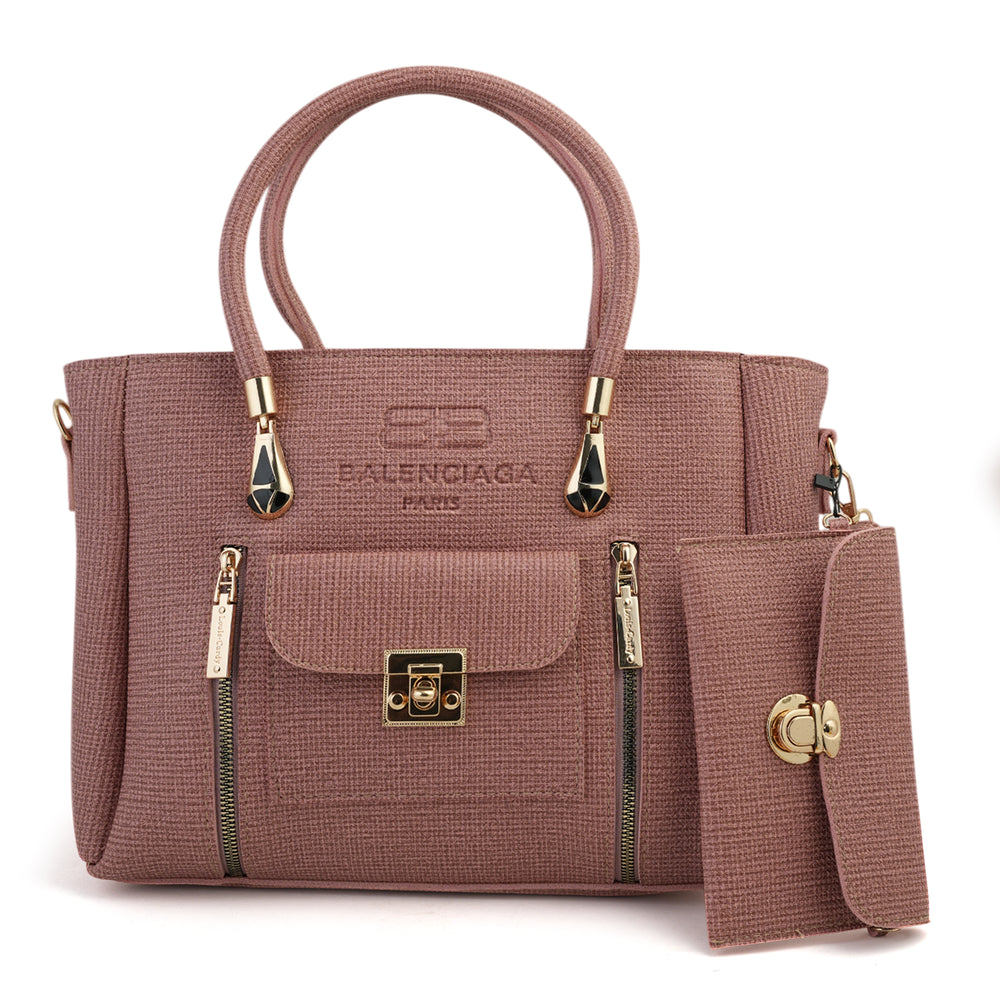 Women's 2Pcs Shoulder Bag - Peach, Women Bags, Chase Value, Chase Value