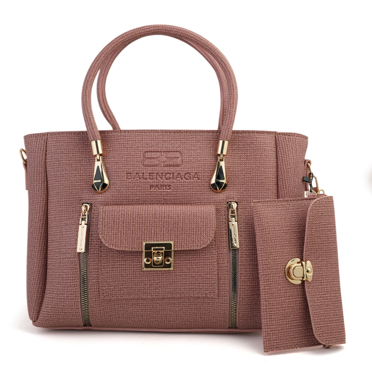 Women's 2Pcs Shoulder Bag - Peach, Women Bags, Chase Value, Chase Value