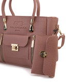 Women's 2Pcs Shoulder Bag - Peach, Women Bags, Chase Value, Chase Value