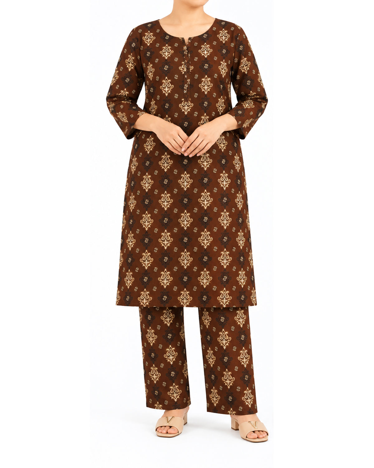 Valuables Women’s Printed Khaddar 2 Pc Suit, Women Shalwar Suits, Valuables, Chase Value