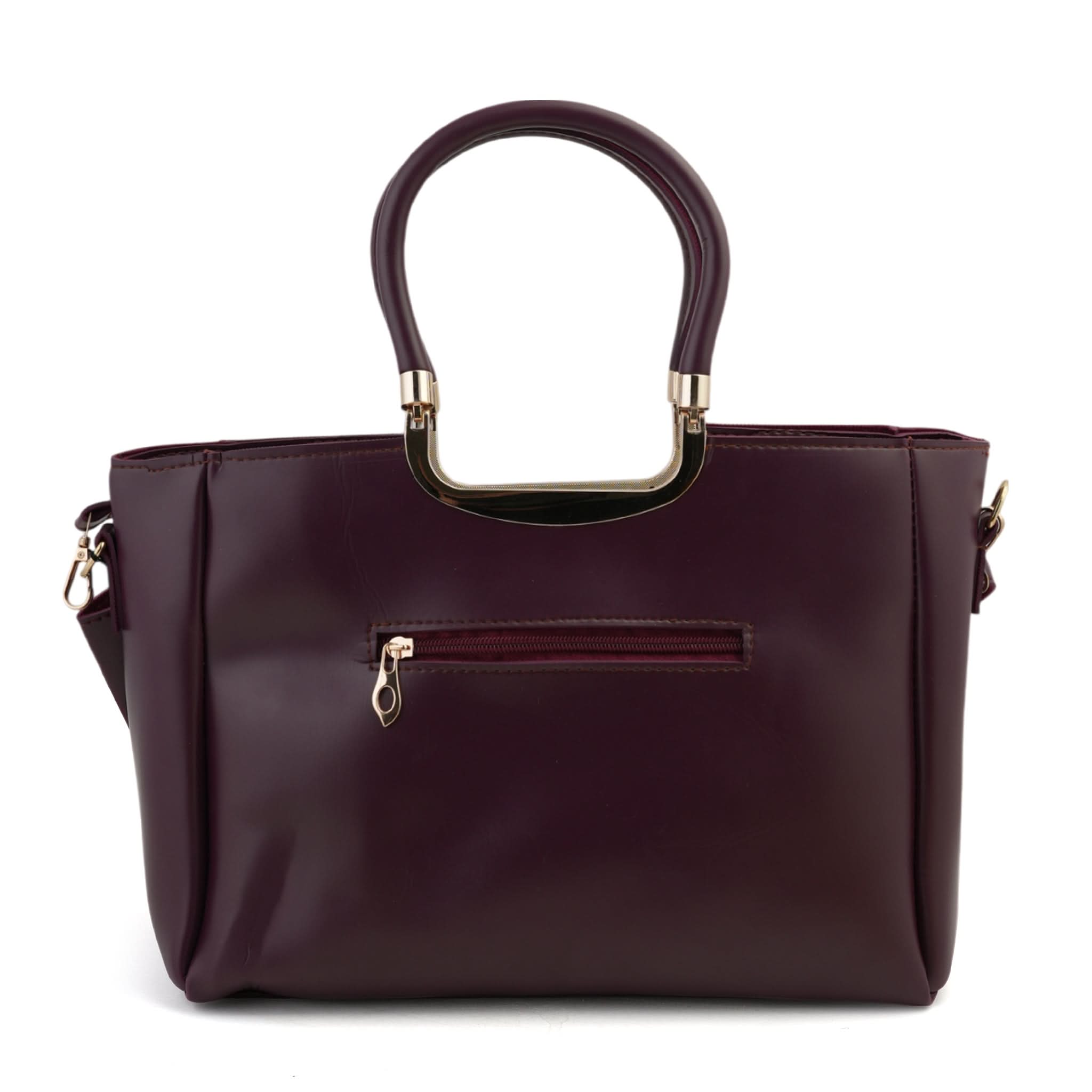 Women's 2Pcs Shoulder Bag - Maroon, Women Bags, Chase Value, Chase Value
