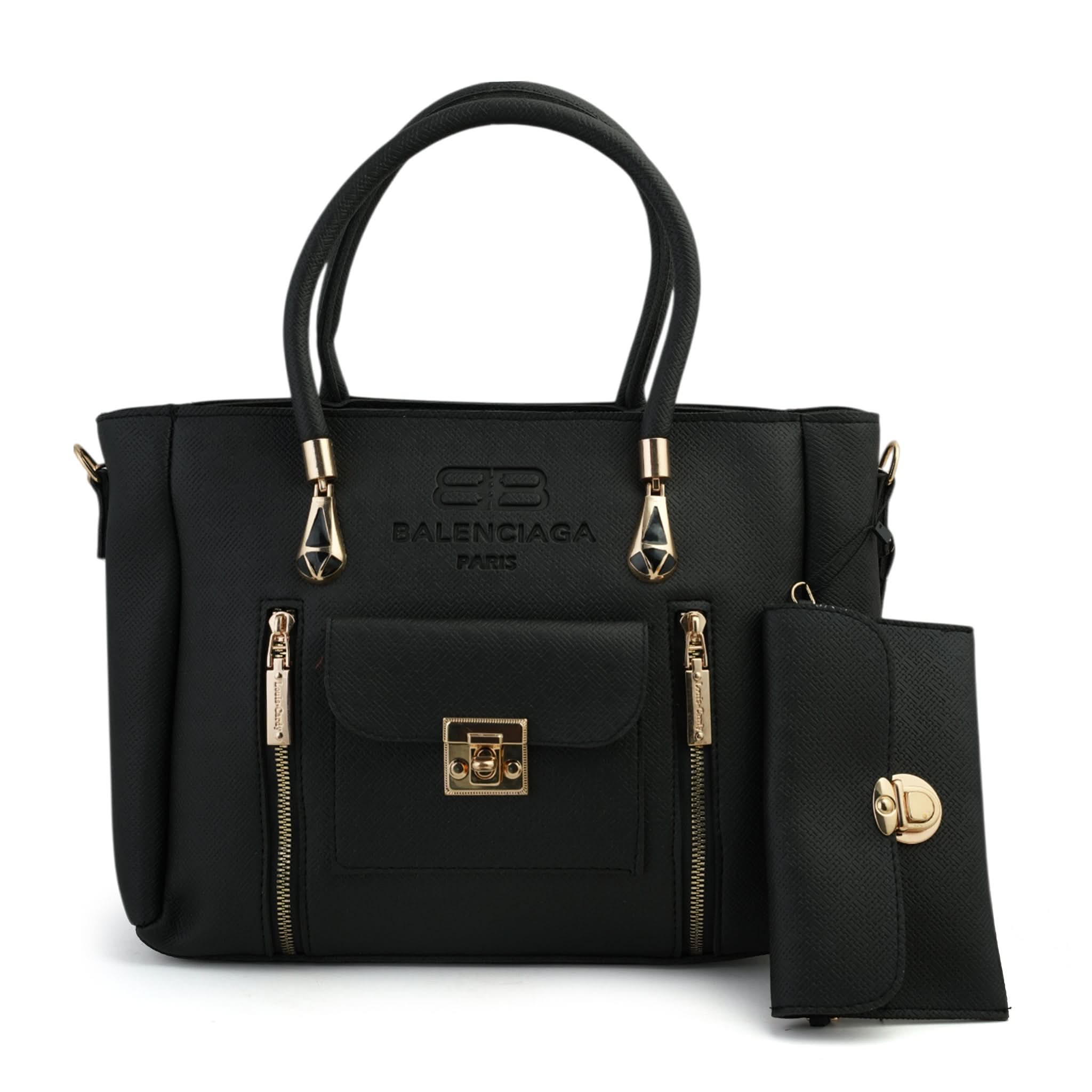 Women's 2Pcs Shoulder Bag - Black, Women Bags, Chase Value, Chase Value