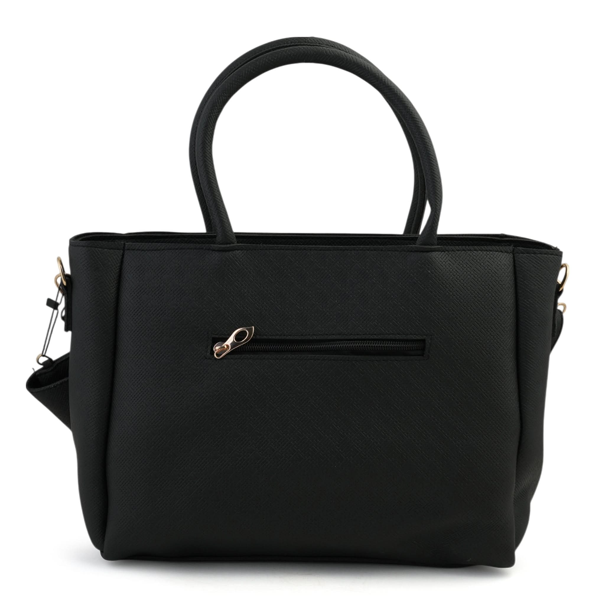 Women's 2Pcs Shoulder Bag - Black, Women Bags, Chase Value, Chase Value
