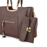 Women's 2Pcs Shoulder Bag - Camel, Women Bags, Chase Value, Chase Value