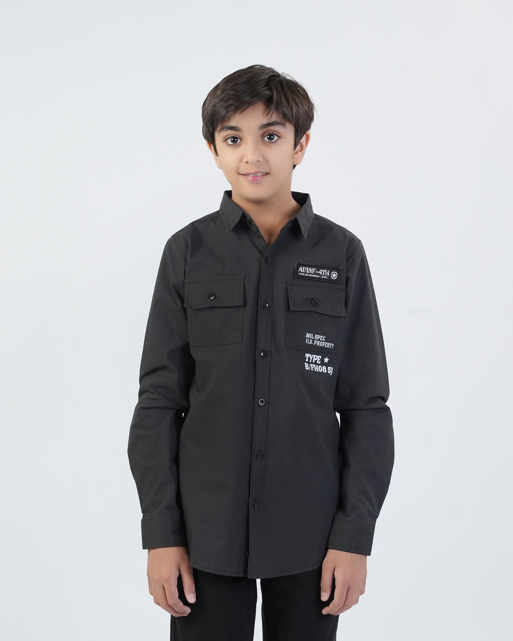 Valuables Boys Full Sleeves Casual Shirt