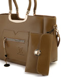 Women's 2Pcs Shoulder Bag - Golden, Women Bags, Chase Value, Chase Value