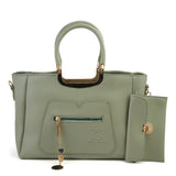 Women's 2Pcs Shoulder Bag - Green, Women Bags, Chase Value, Chase Value