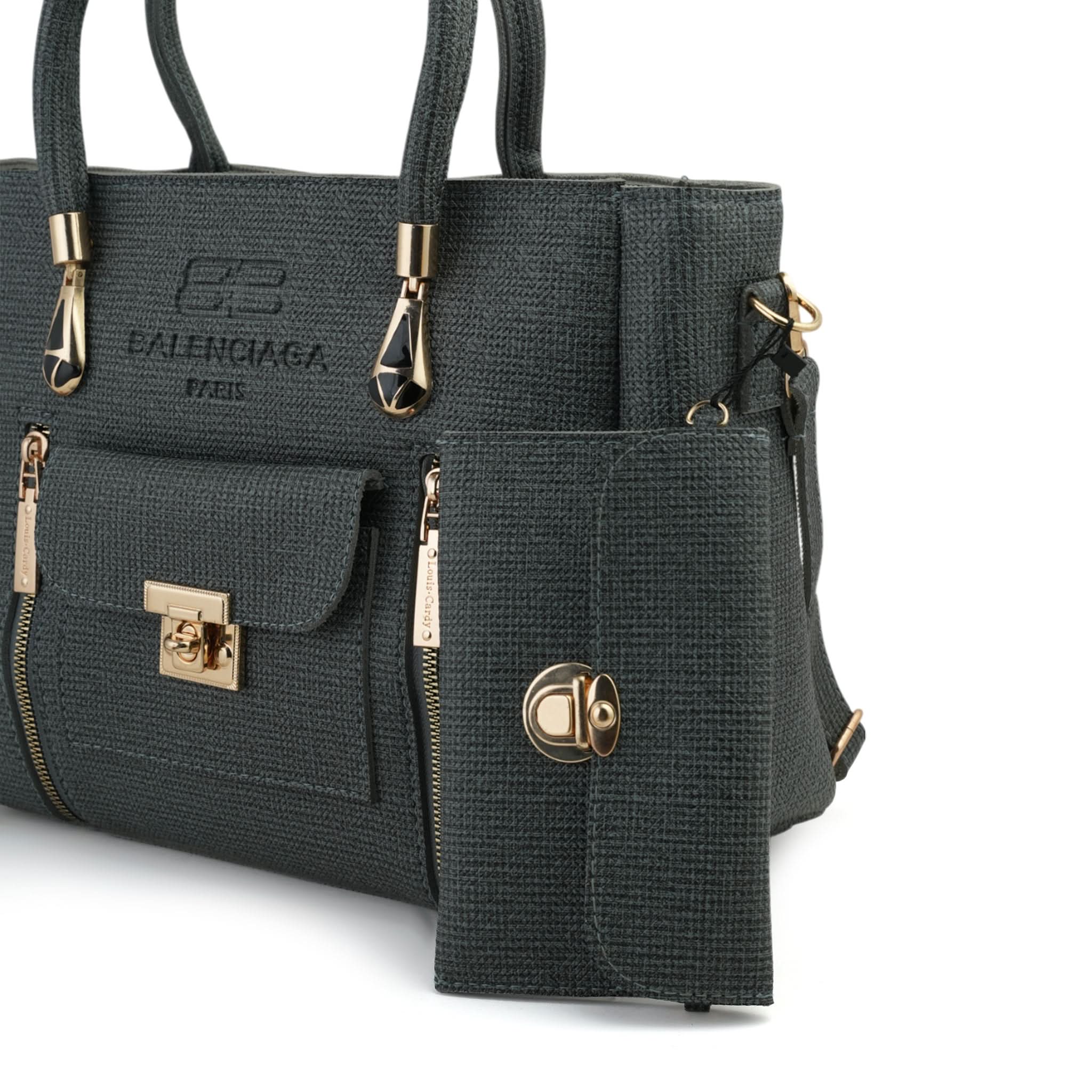 Women's 2Pcs Shoulder Bag - Grey, Women Bags, Chase Value, Chase Value