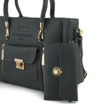 Women's 2Pcs Shoulder Bag - Grey, Women Bags, Chase Value, Chase Value