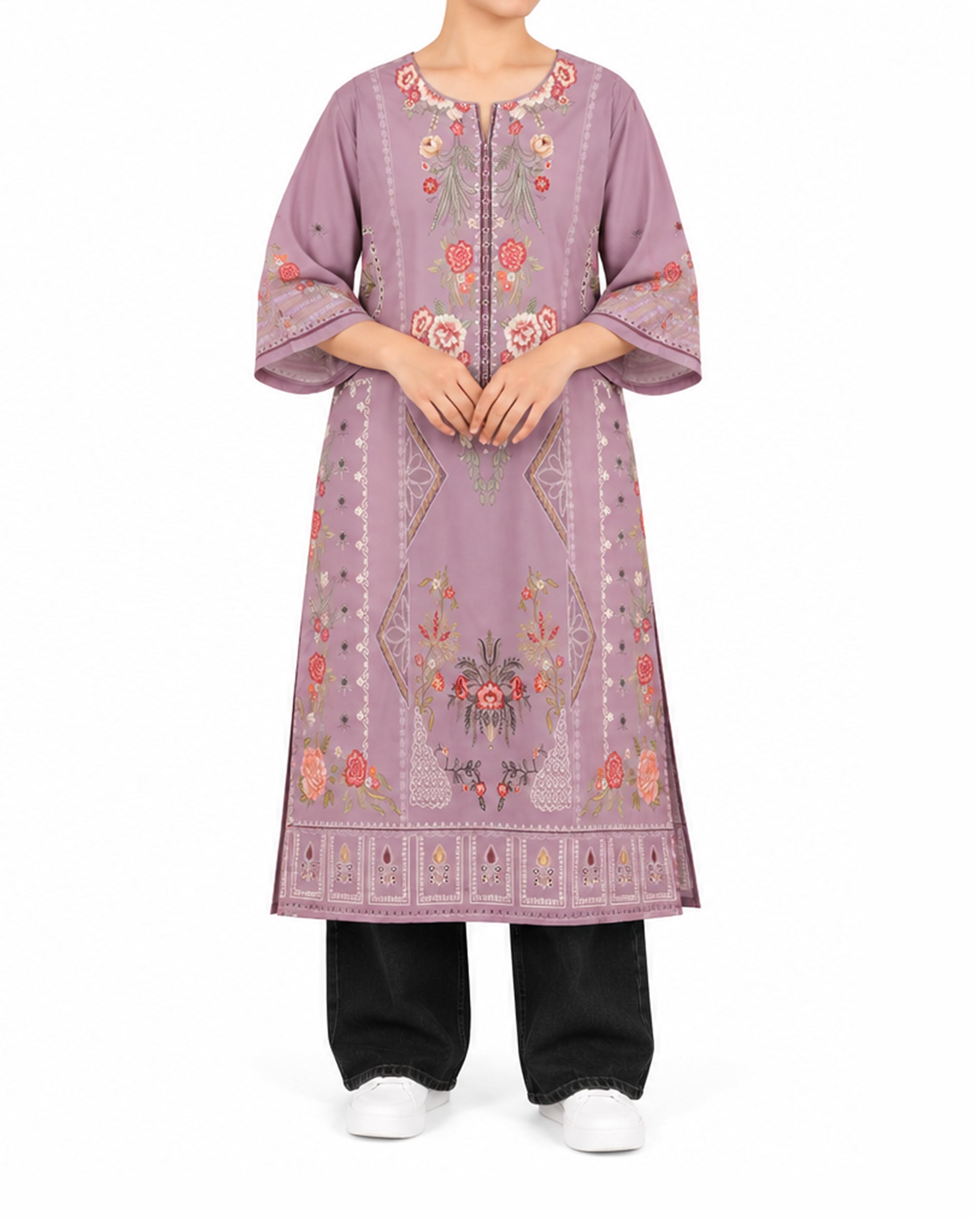 Valuables Women's Printed Kaftan, Women Ready Kurtis, Valuables, Chase Value