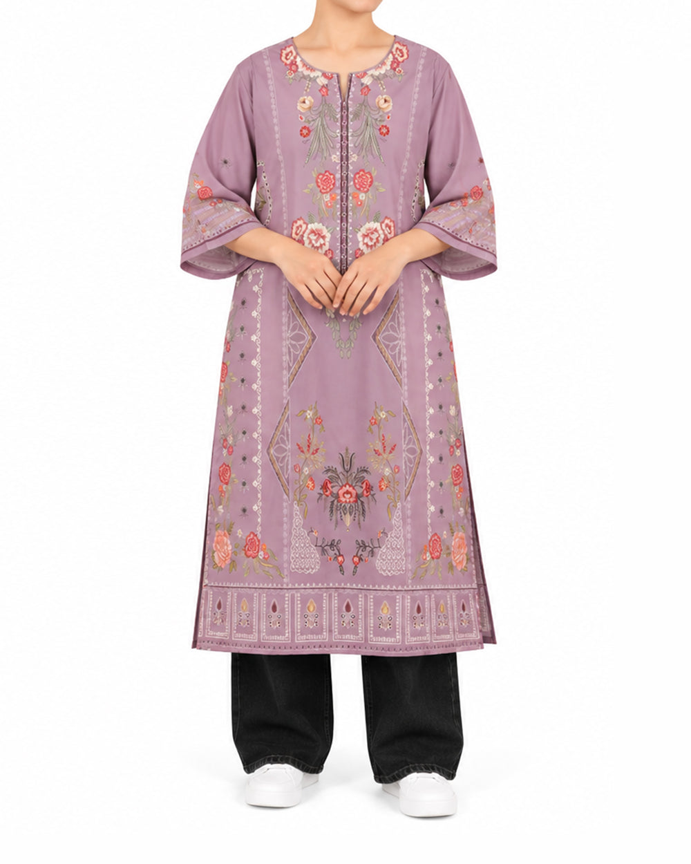 Valuables Women's Printed Kaftan, Women Ready Kurtis, Valuables, Chase Value