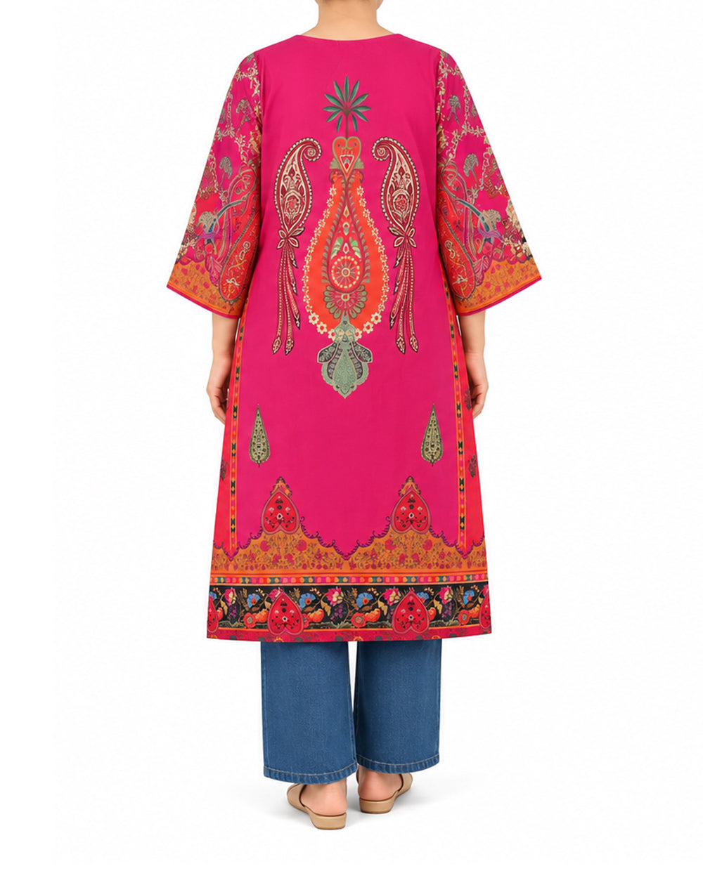Valuables Women's Printed Kaftan, Women Ready Kurtis, Valuables, Chase Value
