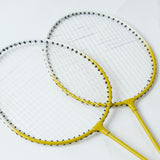 High Quality Badminton Racket Pair With  T-less Rox - Yellow, Sports, Chase Value, Chase Value