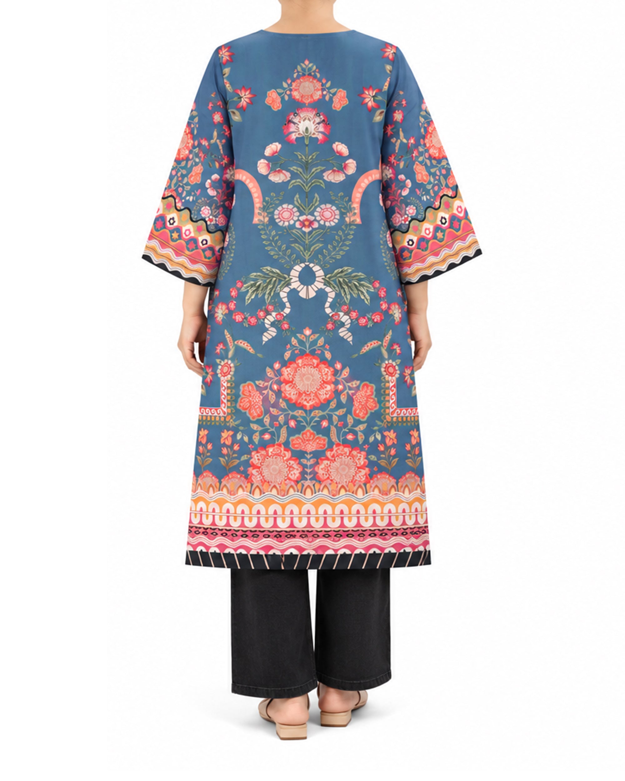 Valuables Women's Printed Kaftan, Women Ready Kurtis, Valuables, Chase Value