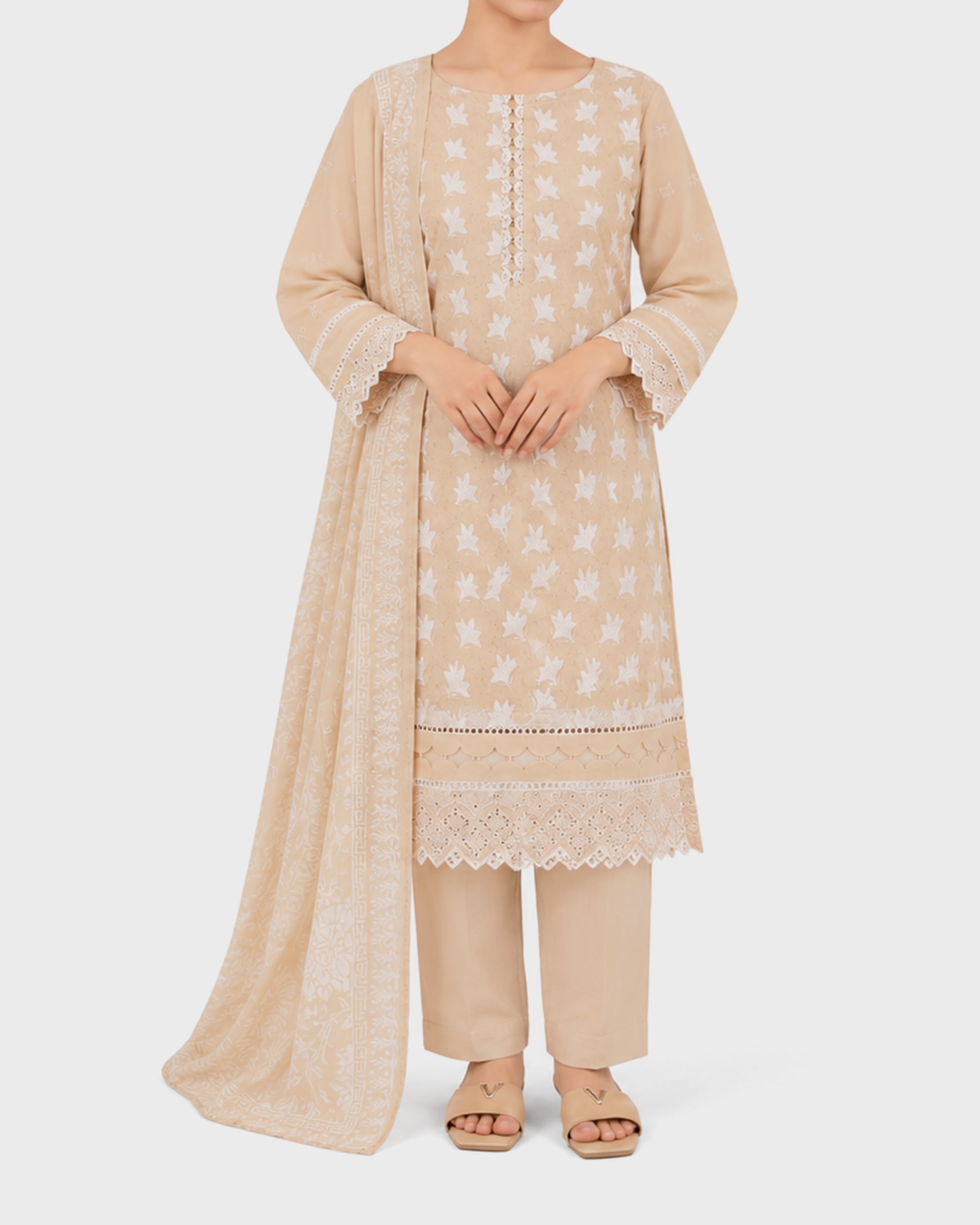 Eminent Women’s Signature Dyed Embroidered 3 Pc, Women Shalwar Suits, Eminent, Chase Value