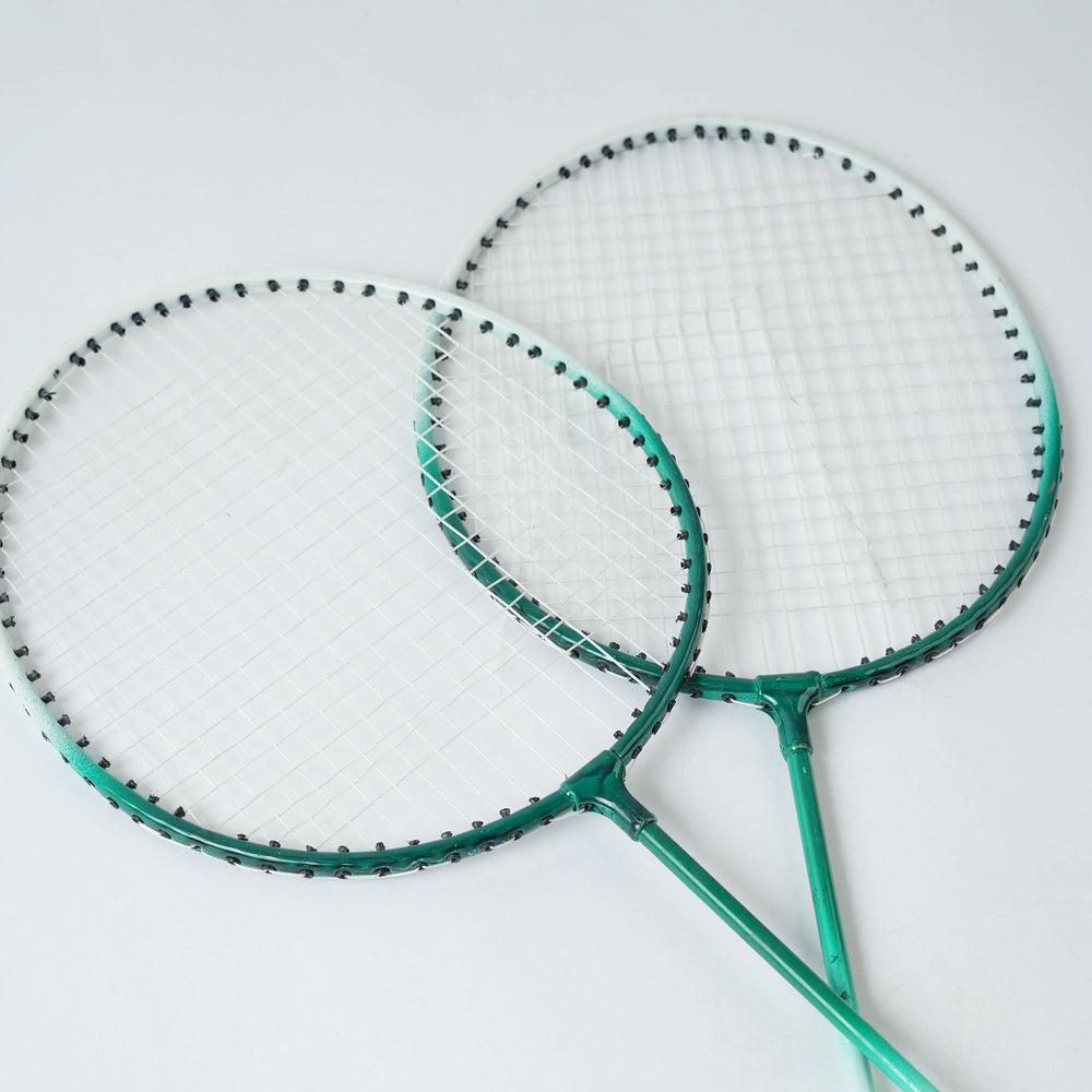 High Quality Badminton Racket Pair With  T-less Rox - Green, Sports, Chase Value, Chase Value