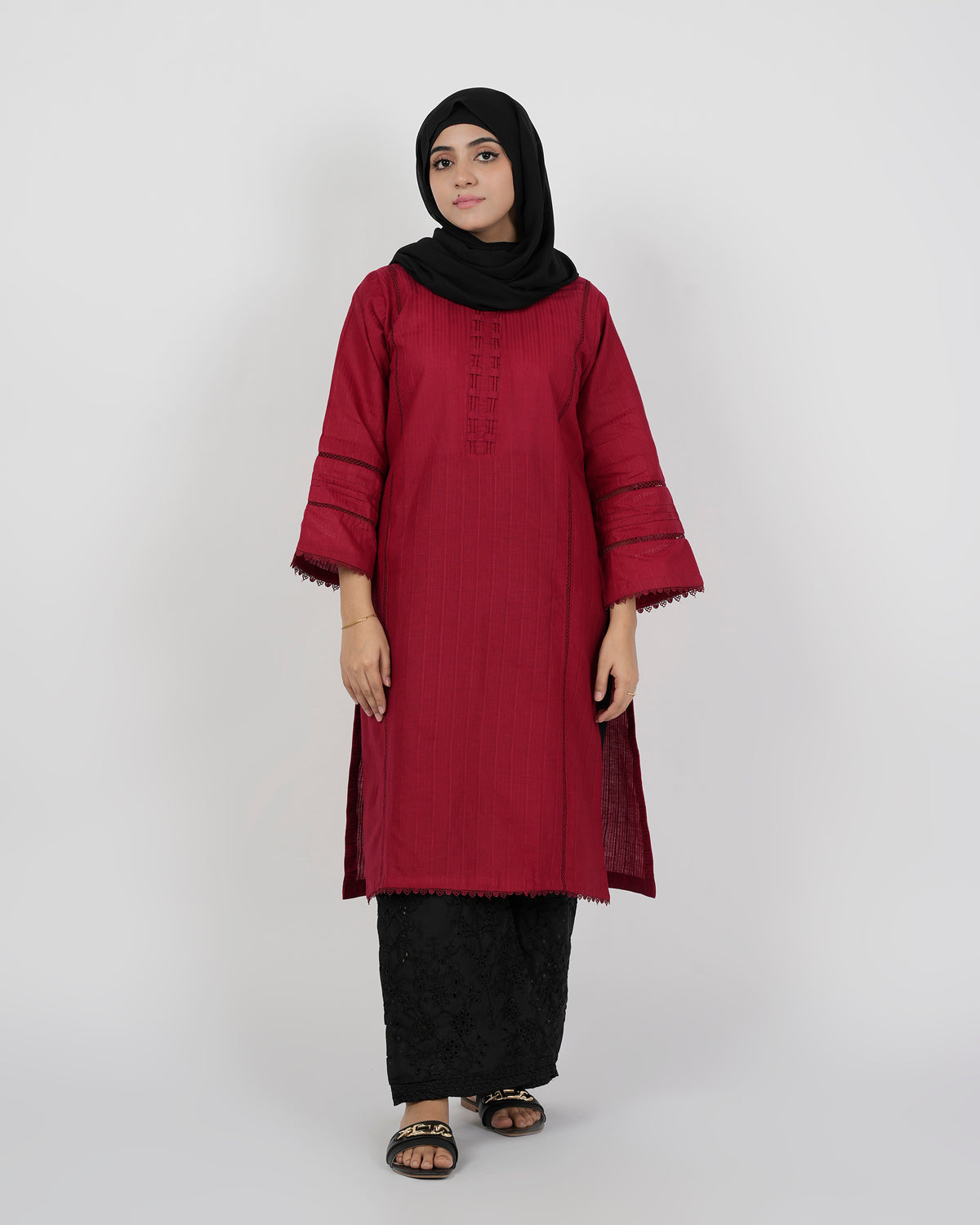 Valuables Women Jacquard Kurti, Women Ready Kurtis, Chase Value, Chase Value