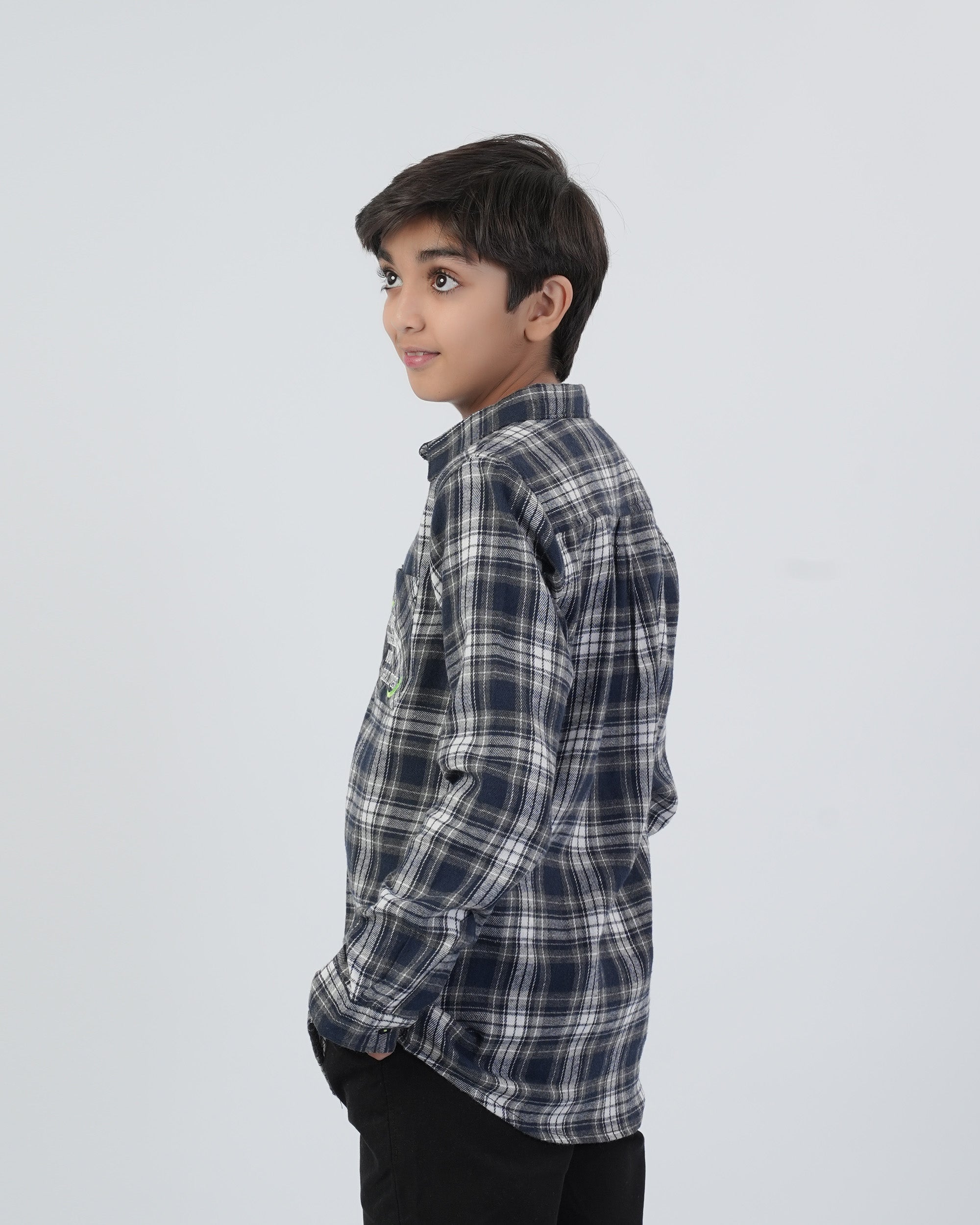 Eminent Boy Junior Casual Full Sleeves Shirt