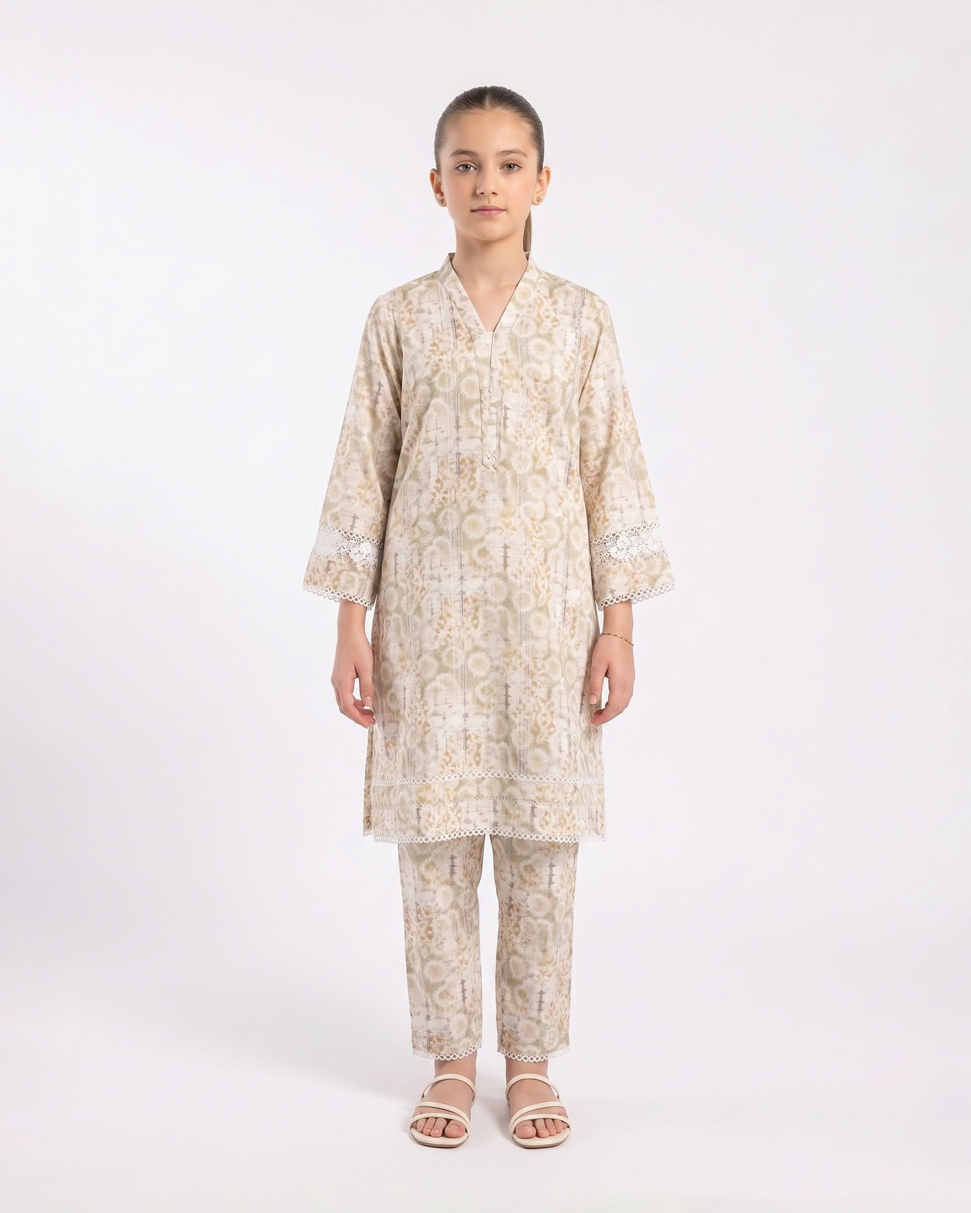 Eminent Girls’ Printed 2 Piece Suit, Girls Shalwar Kameez, Eminent, Chase Value