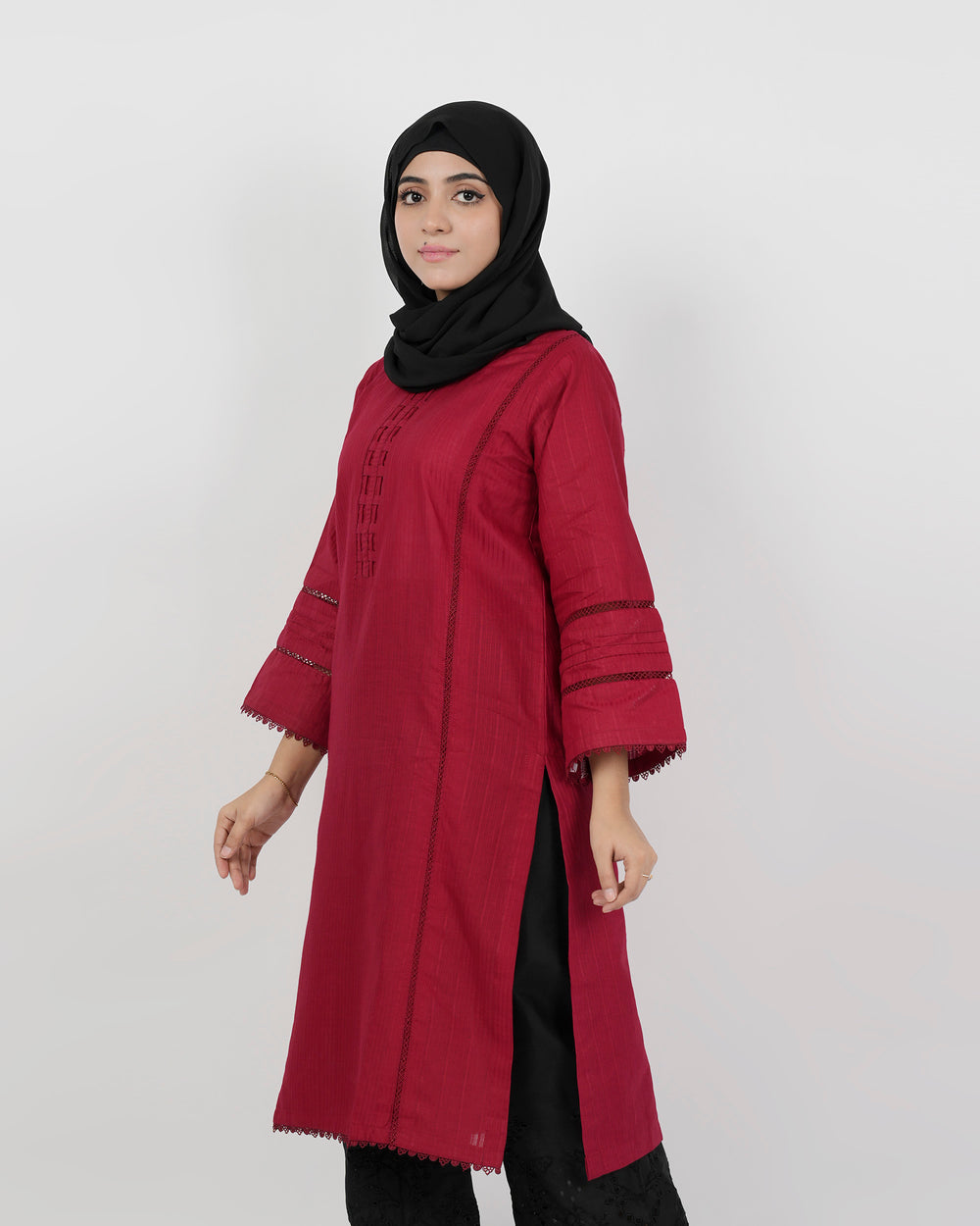 Valuables Women Jacquard Kurti, Women Ready Kurtis, Chase Value, Chase Value