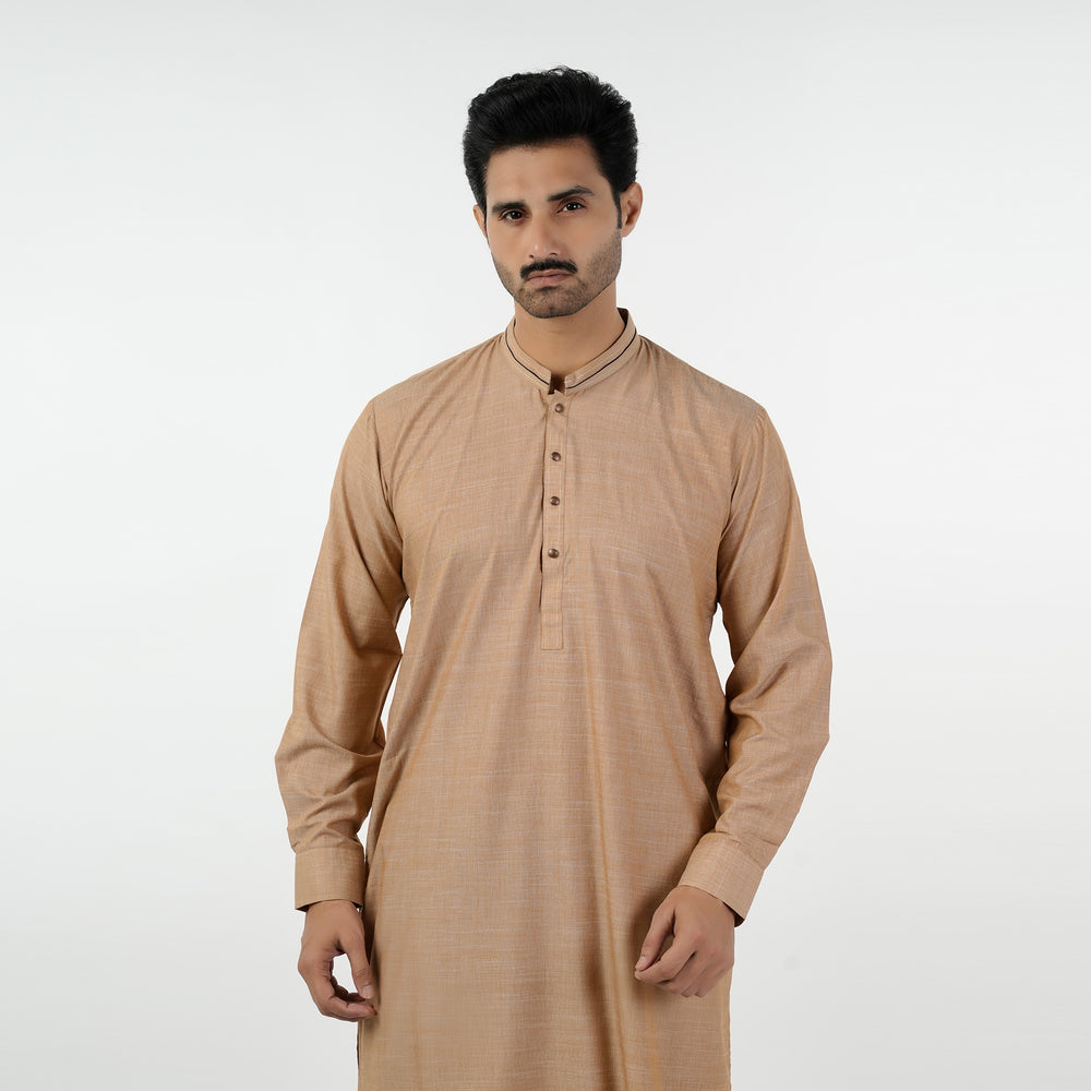 Eminent Men's Kurta Shalwar Suit - Beige, Men's Shalwar Kameez, Eminent, Chase Value