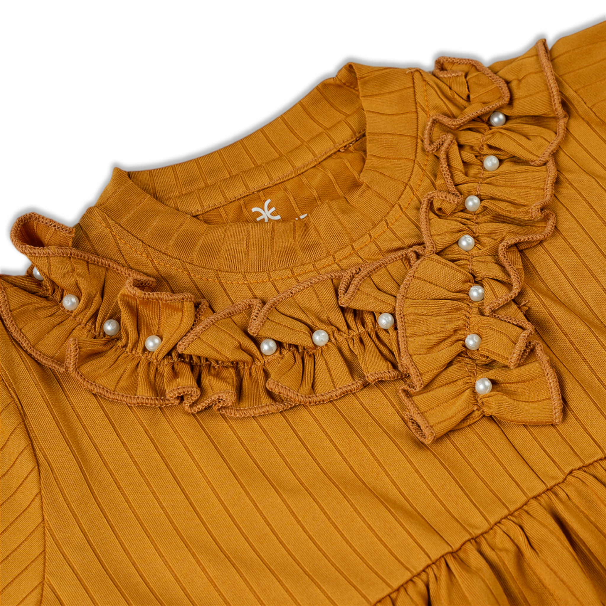 Eminent Girls Half Sleeves Frock - Mustard, Girls Frocks, Eminent, Chase Value