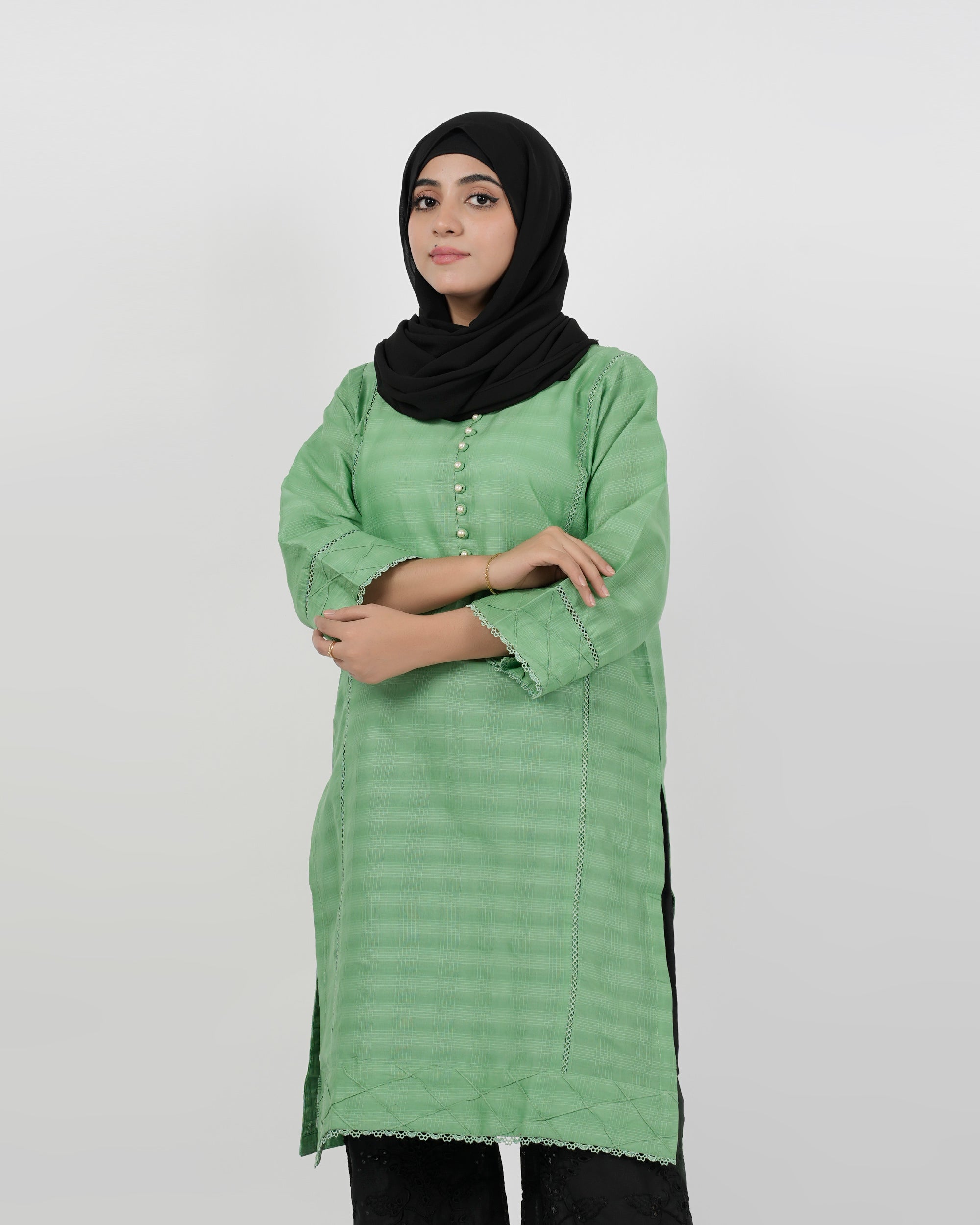 Valuables Women Jacquard Kurti, Women Ready Kurtis, Chase Value, Chase Value