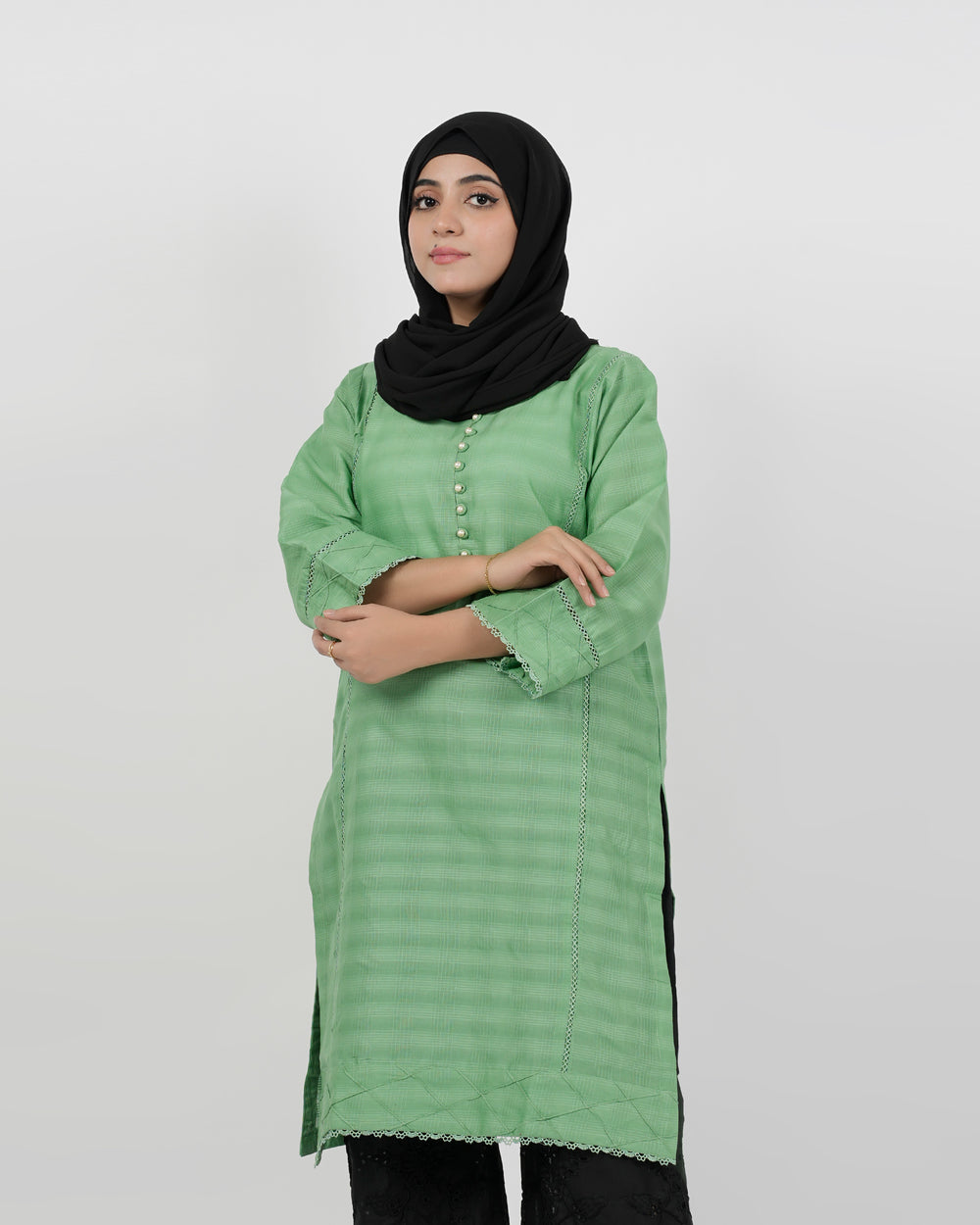 Valuables Women Jacquard Kurti, Women Ready Kurtis, Chase Value, Chase Value