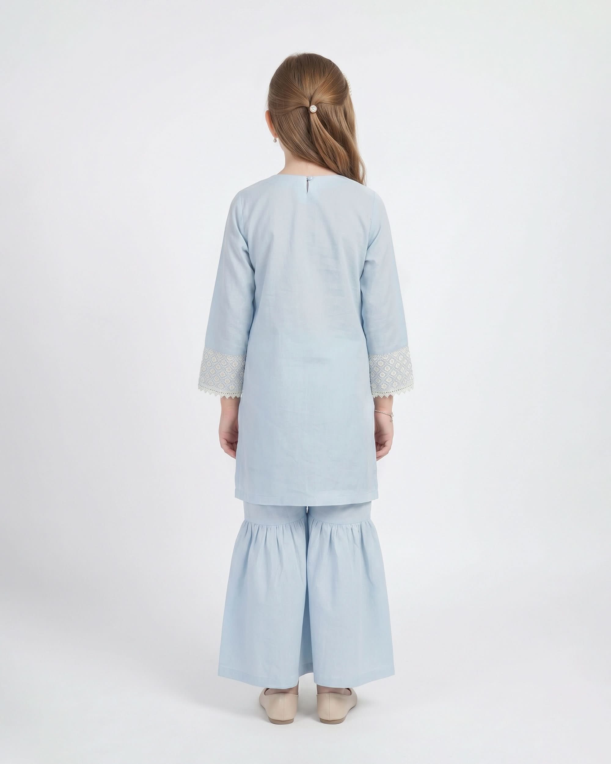 Girl’s Embroidered 2Pc Suit, Girls Shalwar Kameez, Chase Value, Chase Value