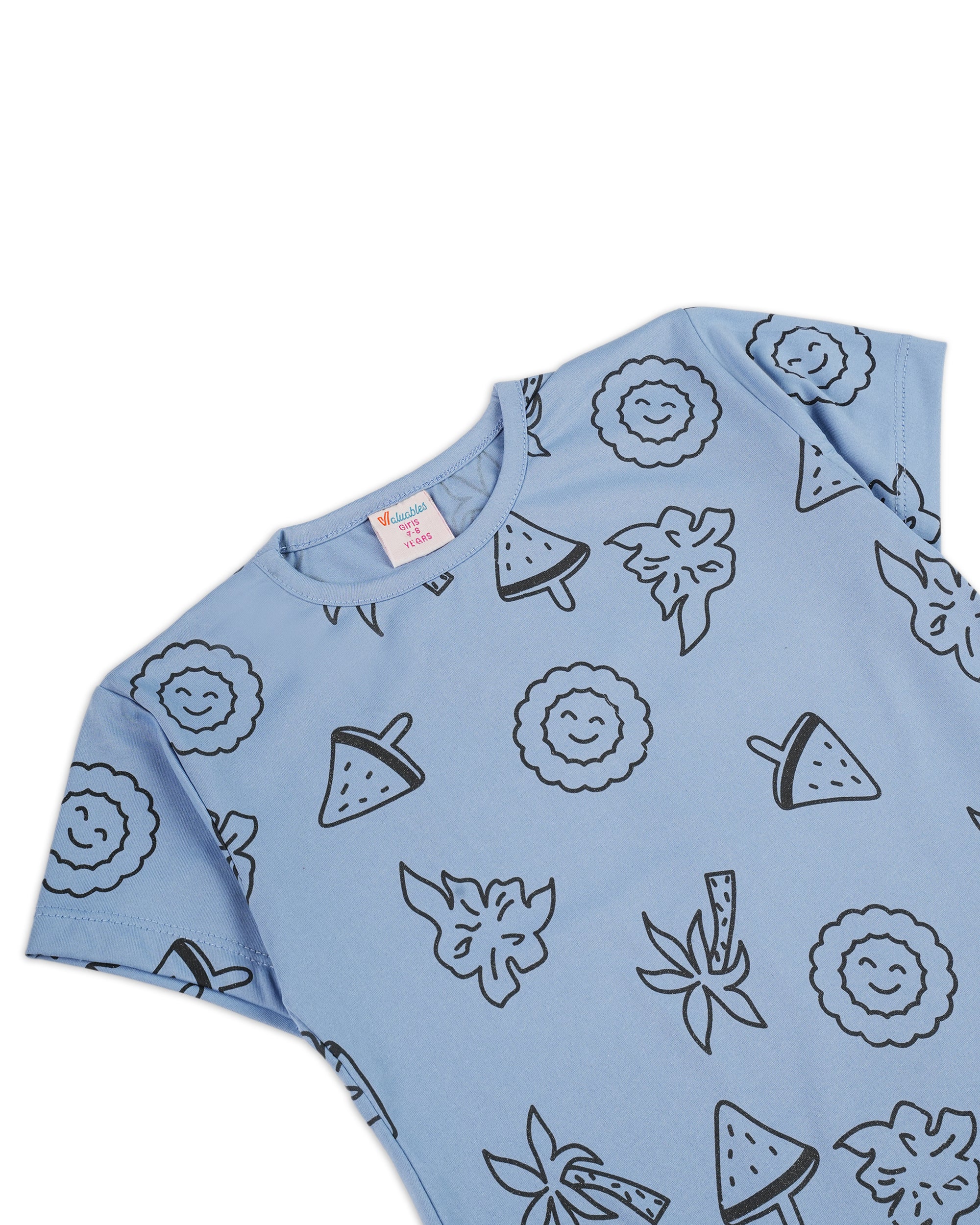 Valuables Girls' Half Sleeves T-Shirt, Girls T-Shirts, Valuables, Chase Value