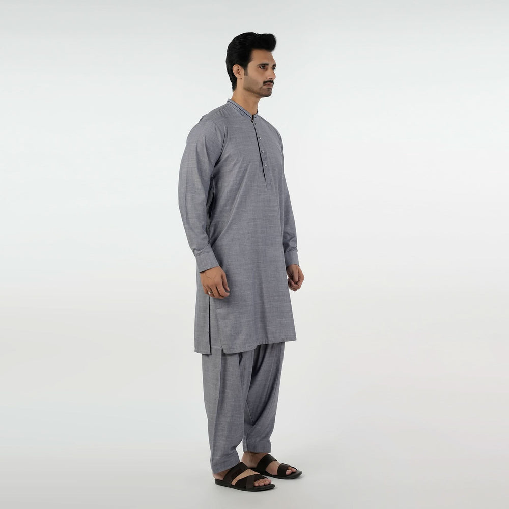 Eminent Men's Kurta Shalwar Suit - Grey, Men's Shalwar Kameez, Eminent, Chase Value