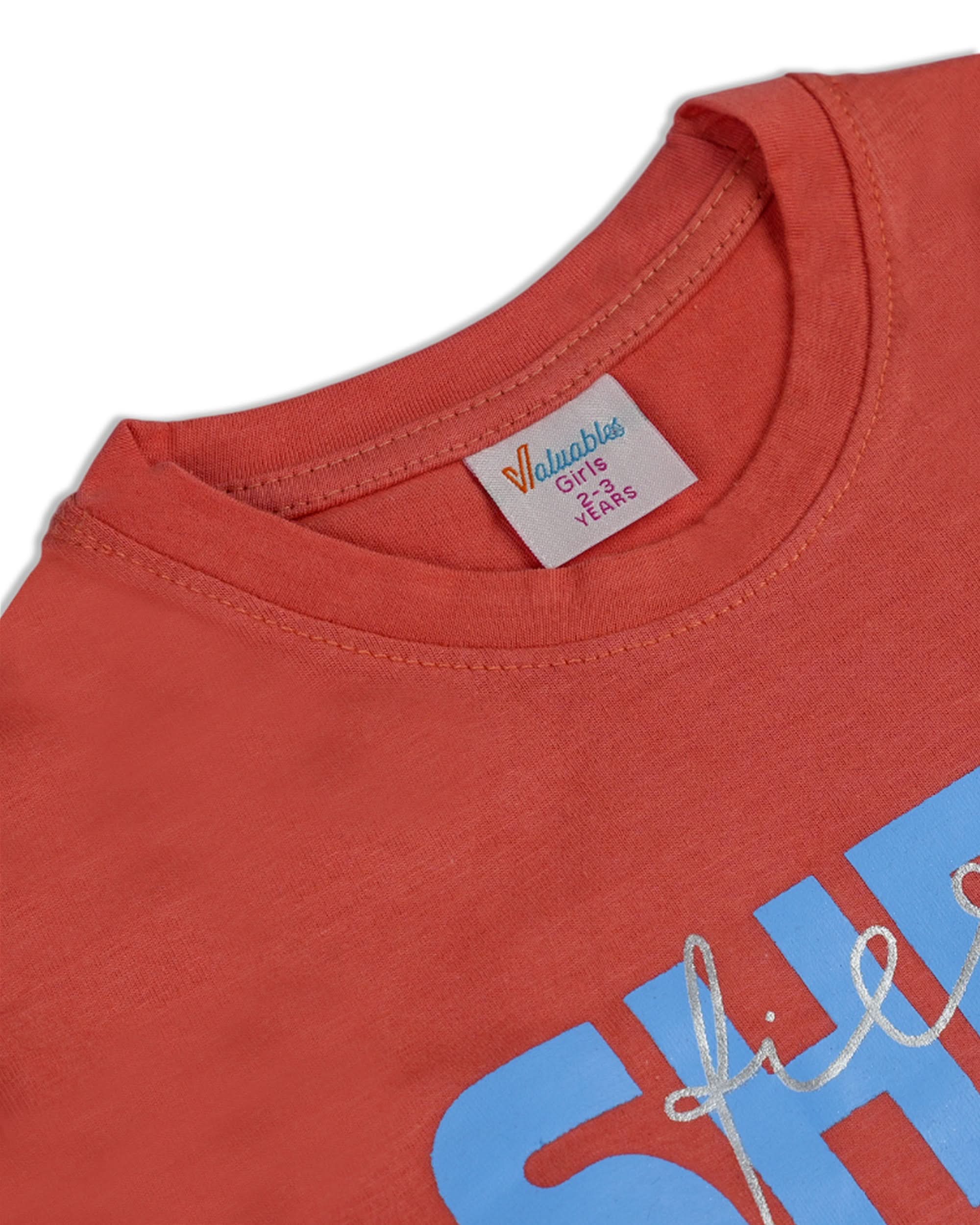 Valuables Girls Full Sleeves T-Shirt, Girls T-Shirts, Chase Value, Chase Value