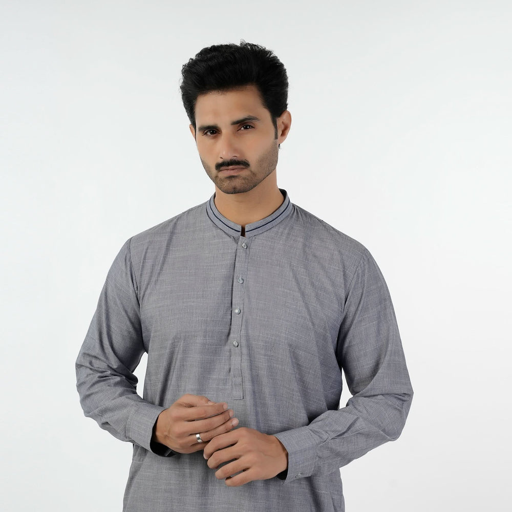 Eminent Men's Kurta Shalwar Suit - Grey, Men's Shalwar Kameez, Eminent, Chase Value
