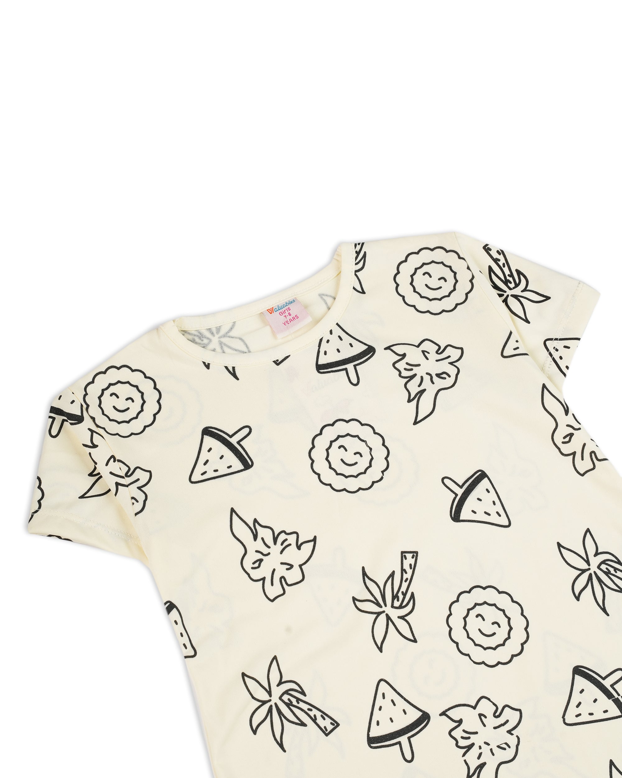 Valuables Girls' Half Sleeves T-Shirt, Girls T-Shirts, Valuables, Chase Value