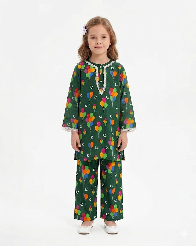 Valuables Girls' 2Pc Suit, Girls Shalwar Kameez, Valuables, Chase Value